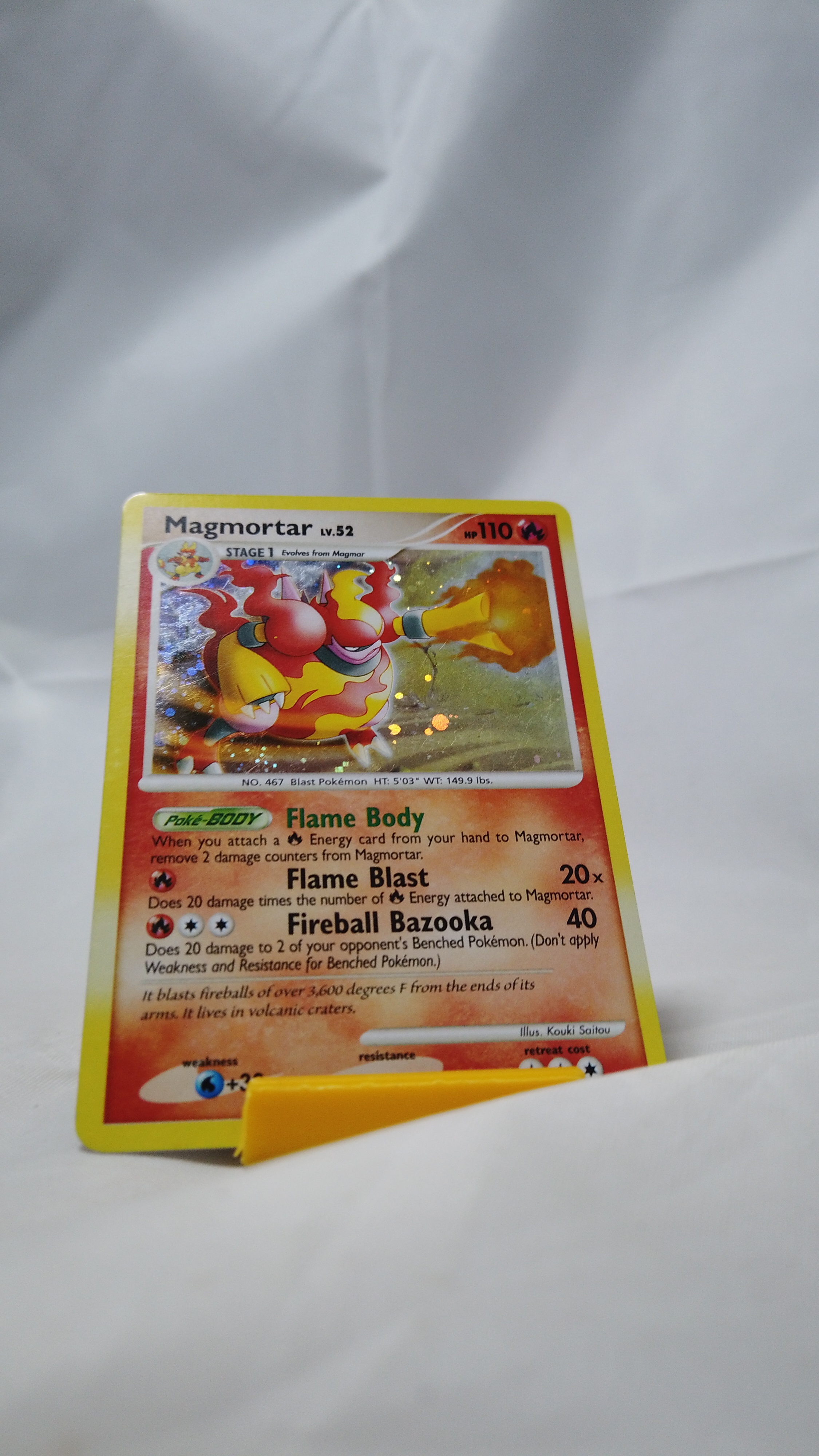 Pokemon Magmortar 31/132 Secret Wonders Card Rare Reverse Holo M