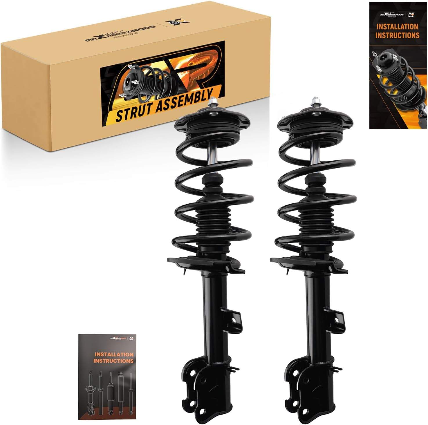 Front Strut Assemblies for Hyundai Santa Fe 2010-2012, Pair