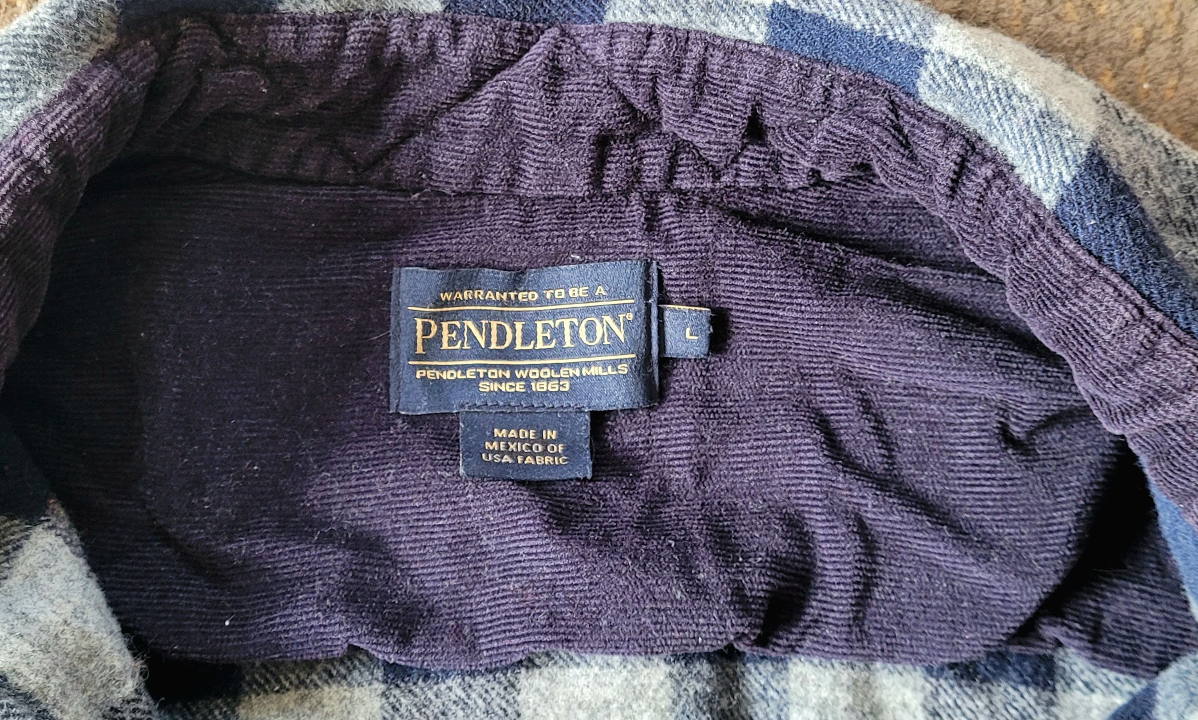 Pendleton Plaid Wool Shirt / Jacket - photo 2