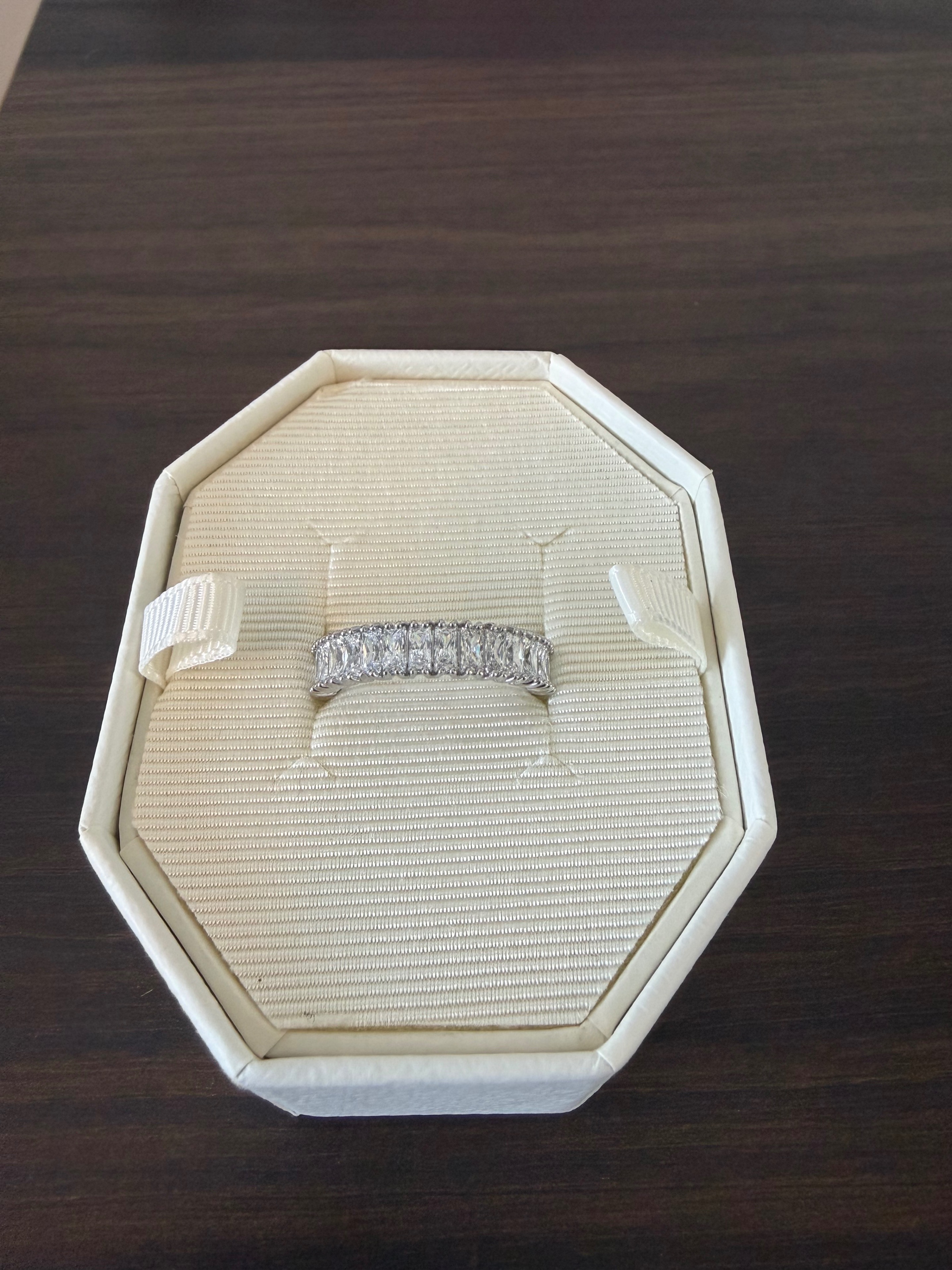 Swarovski Matrix eternity ring - Size 8 - photo 3