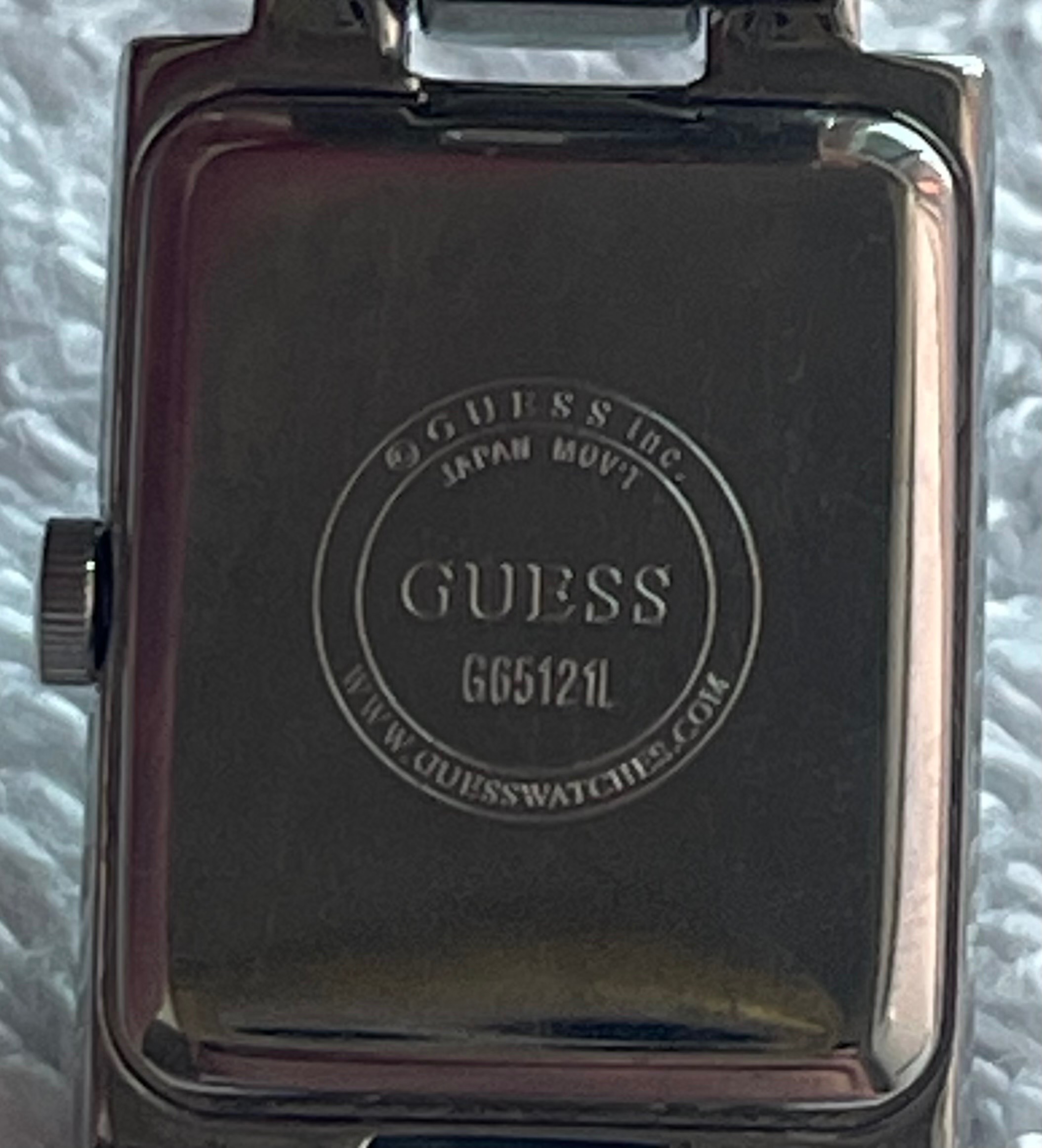 Vintage Guess G-Link Square Watch – Ice Blue Face - photo 3