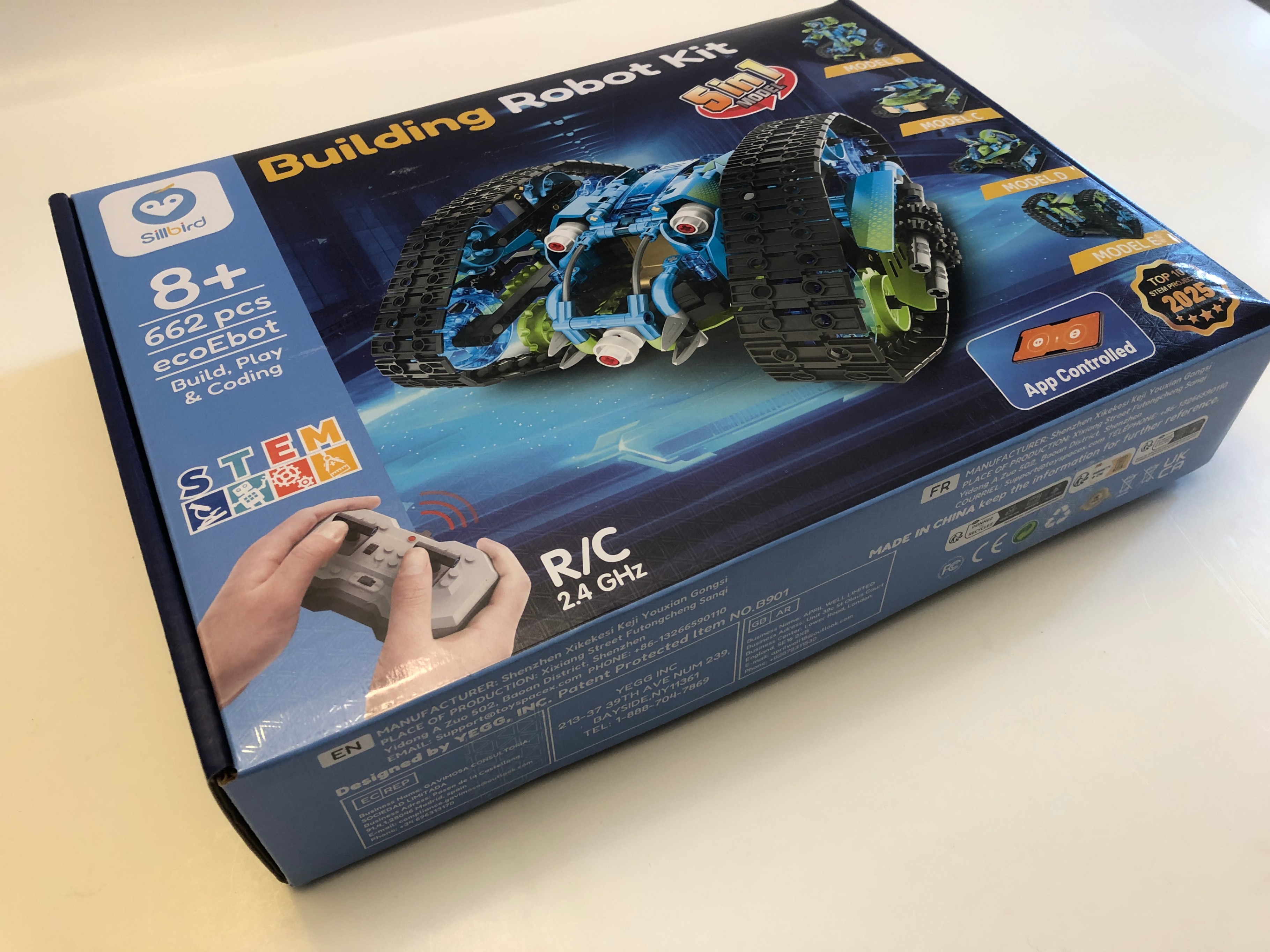 Sillbird 5-in-1 Building Robot Kit