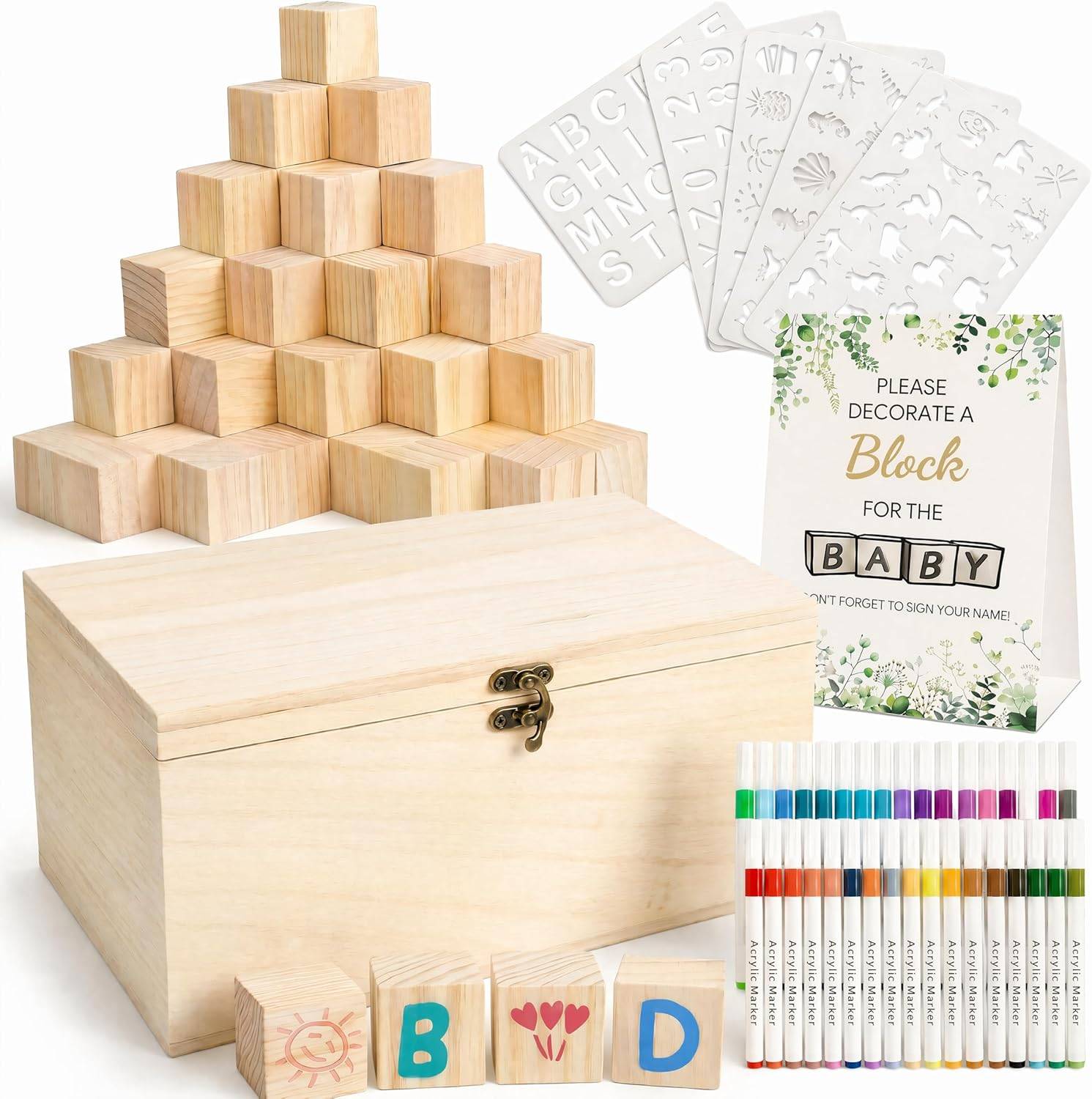103 Pcs Baby Shower Games Sign Kit