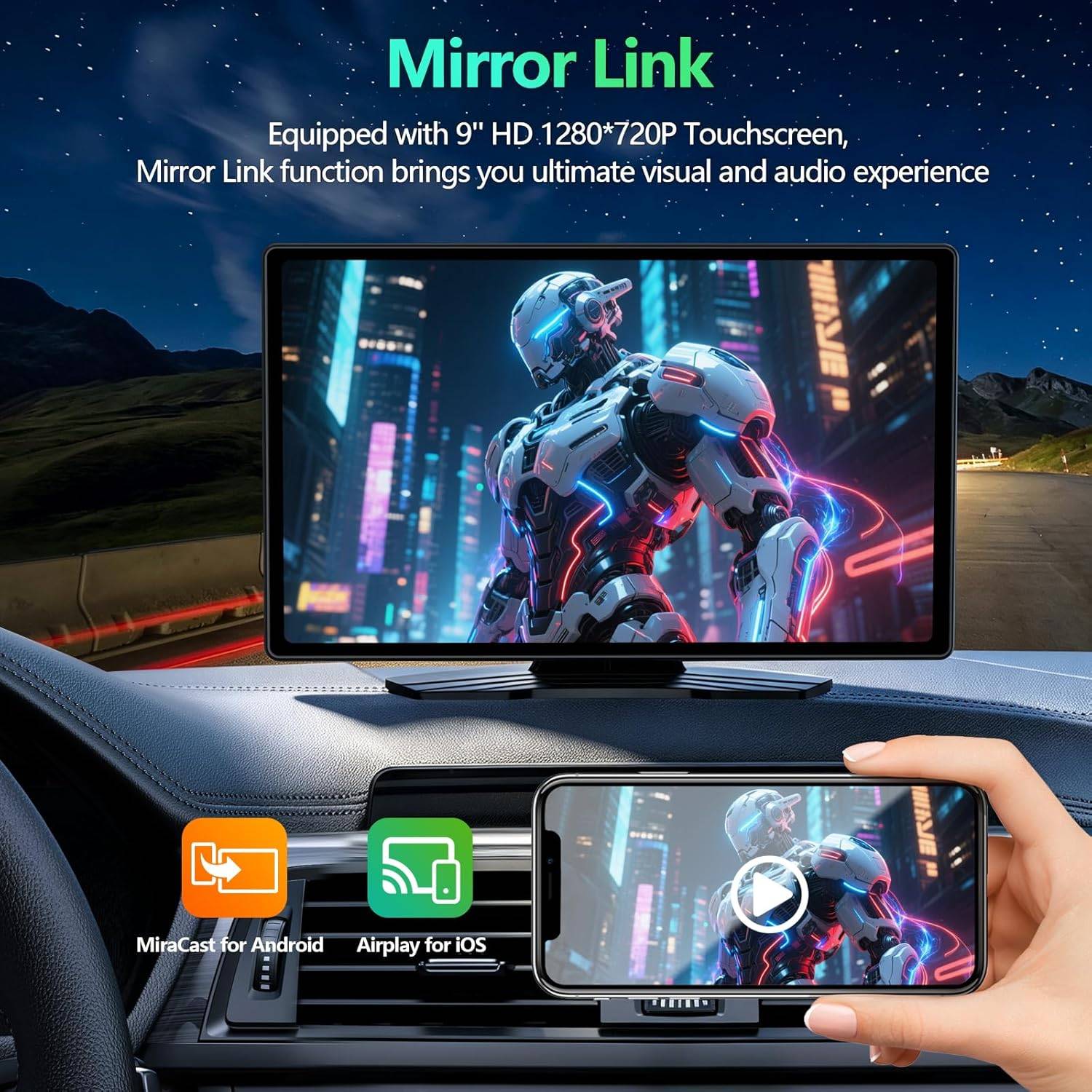 Wireless CarPlay Screen for Car - photo 4