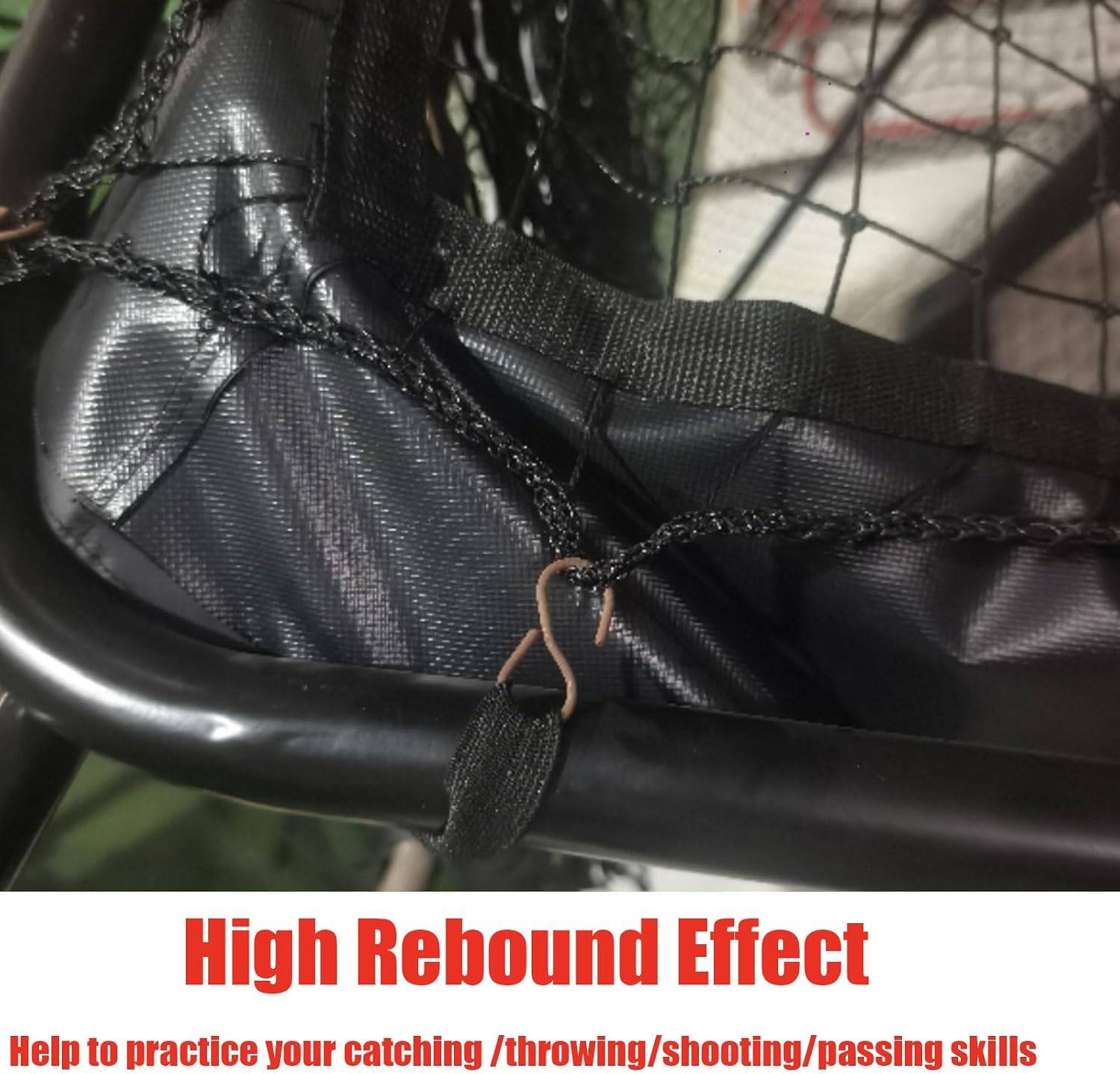 4x7 Ft Lacrosse Rebounder Replacement Net with Bungees, Net Only - photo 5