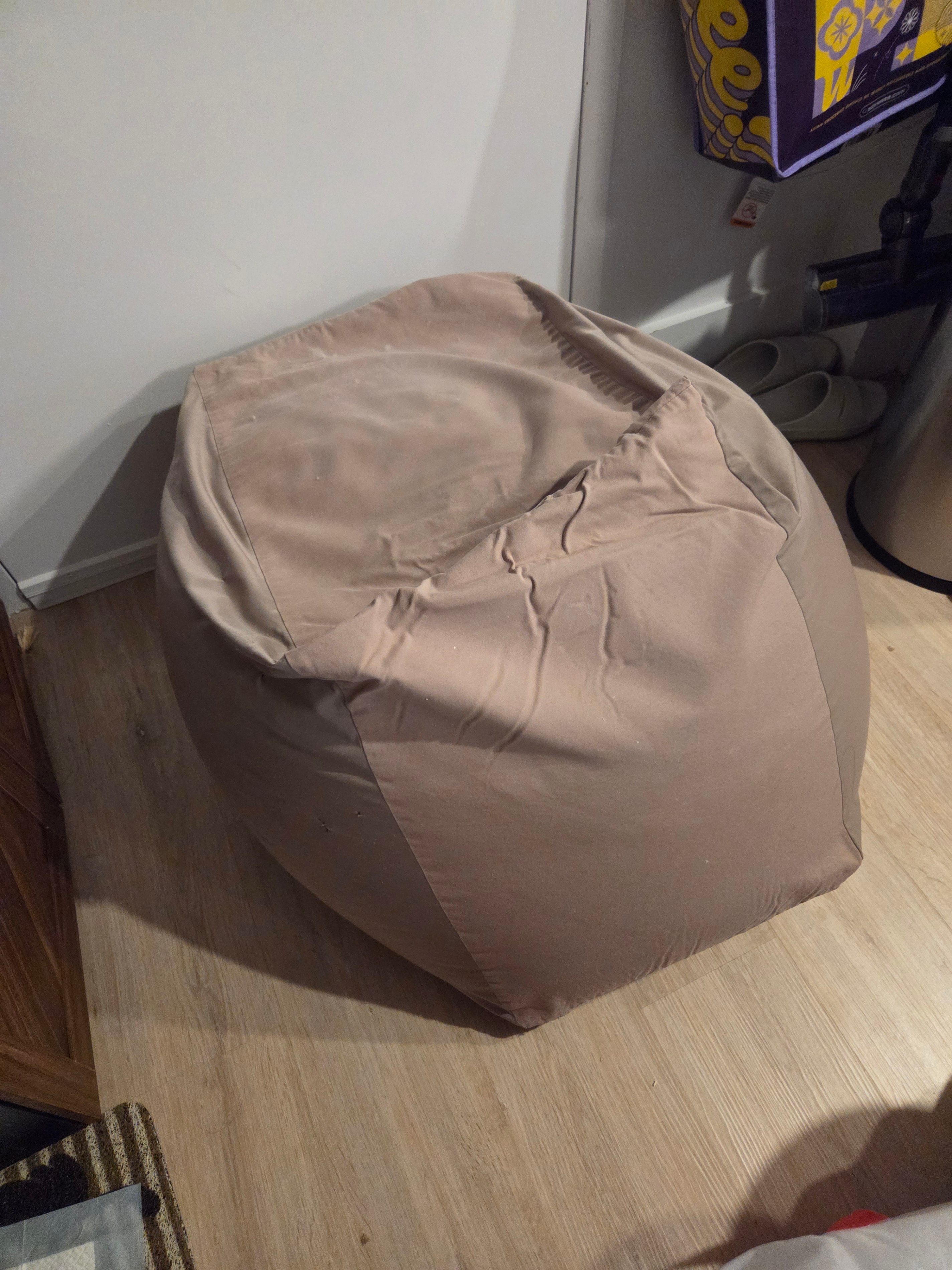[Used] MUJI Body Fit Cushion (Bean Bag) with Polyester Cover