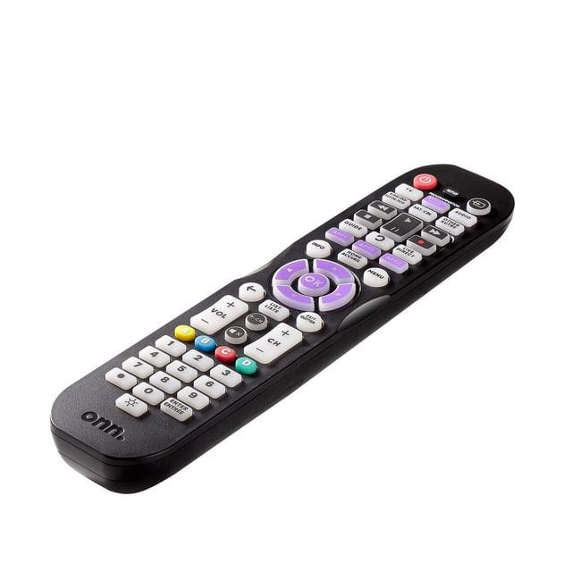 onn Universal 6-Device Remote - works with Smart TV, Roku, Apple