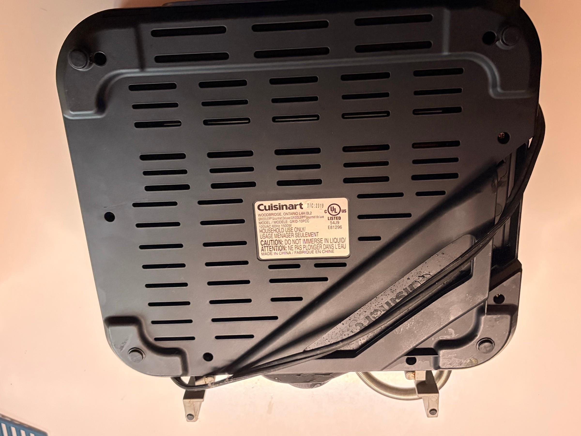 Cuisinart Griddler panini press / grill (GRID-10PC) - photo 5