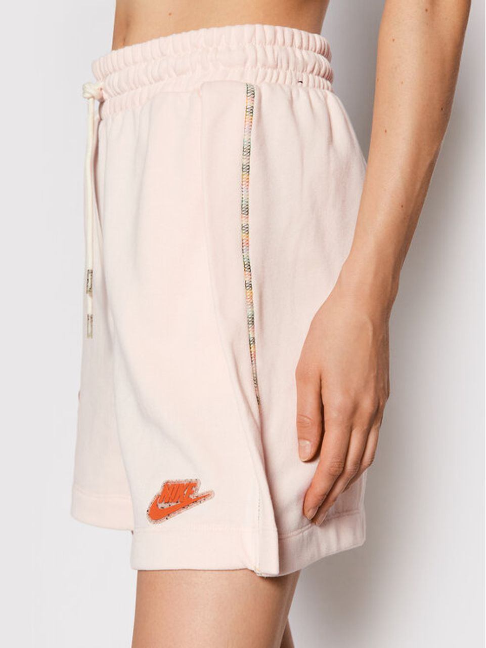 BNWT Nike Women's Loose Fit Peach Pink Exercise Cotton Shorts - photo 4
