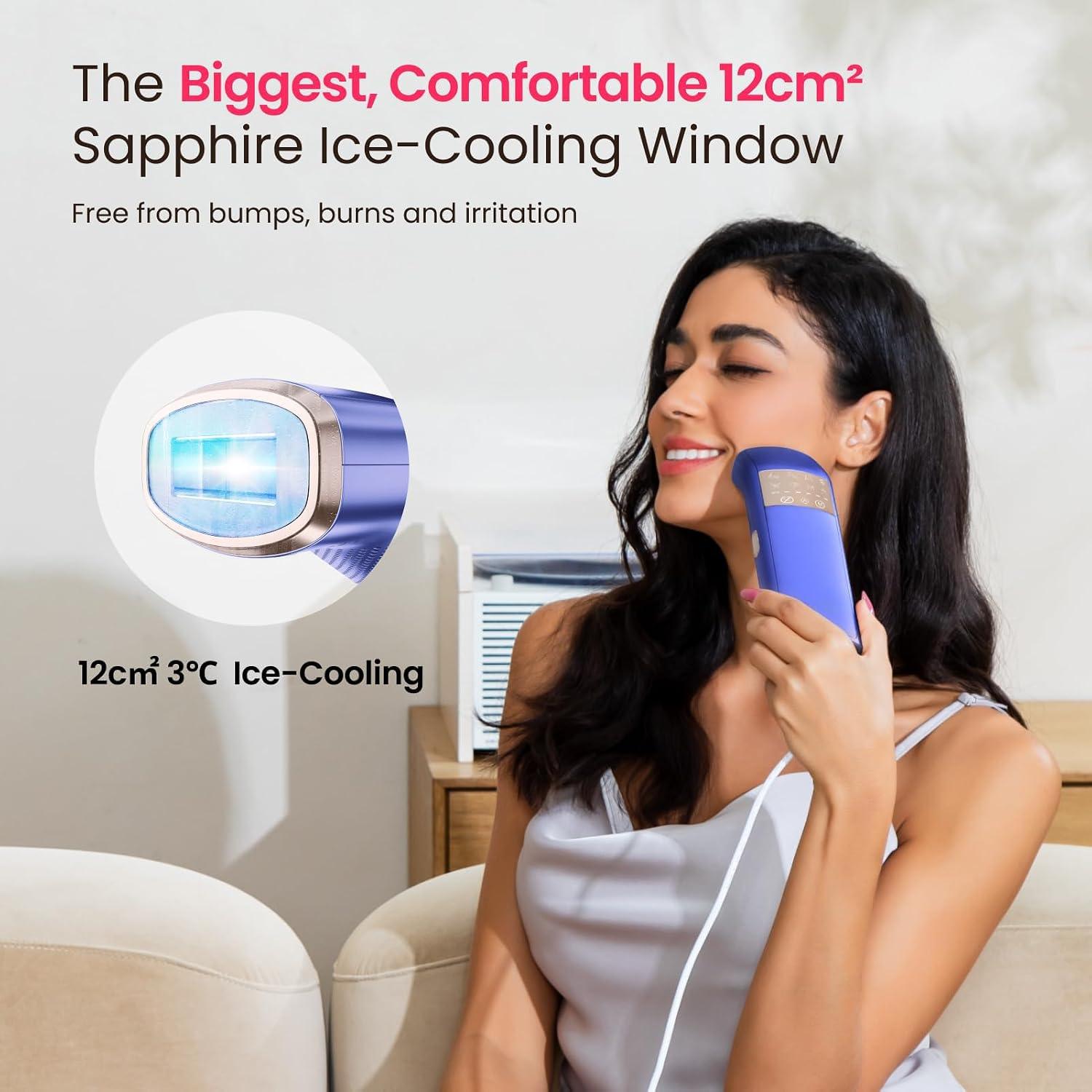 IPL Laser Hair Removal, 3℃ Sapphire Ice-Cooling - photo 3