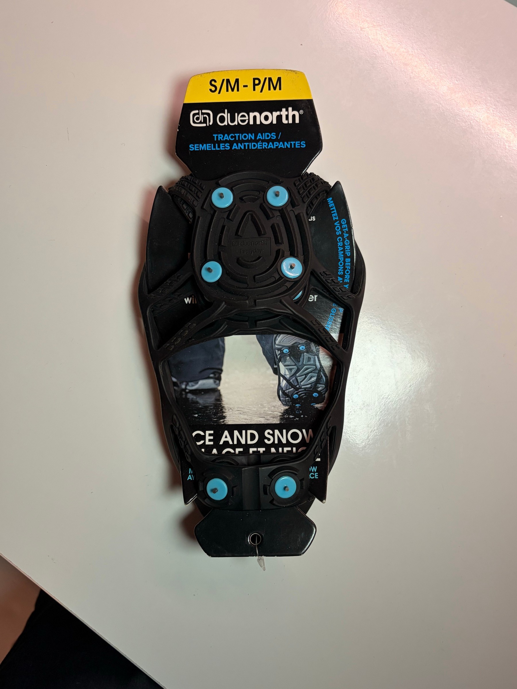 Due North ice/snow traction cleats — size S/M