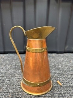Vintage Copper Kettle, Pot, and Pitcher Set - photo 4