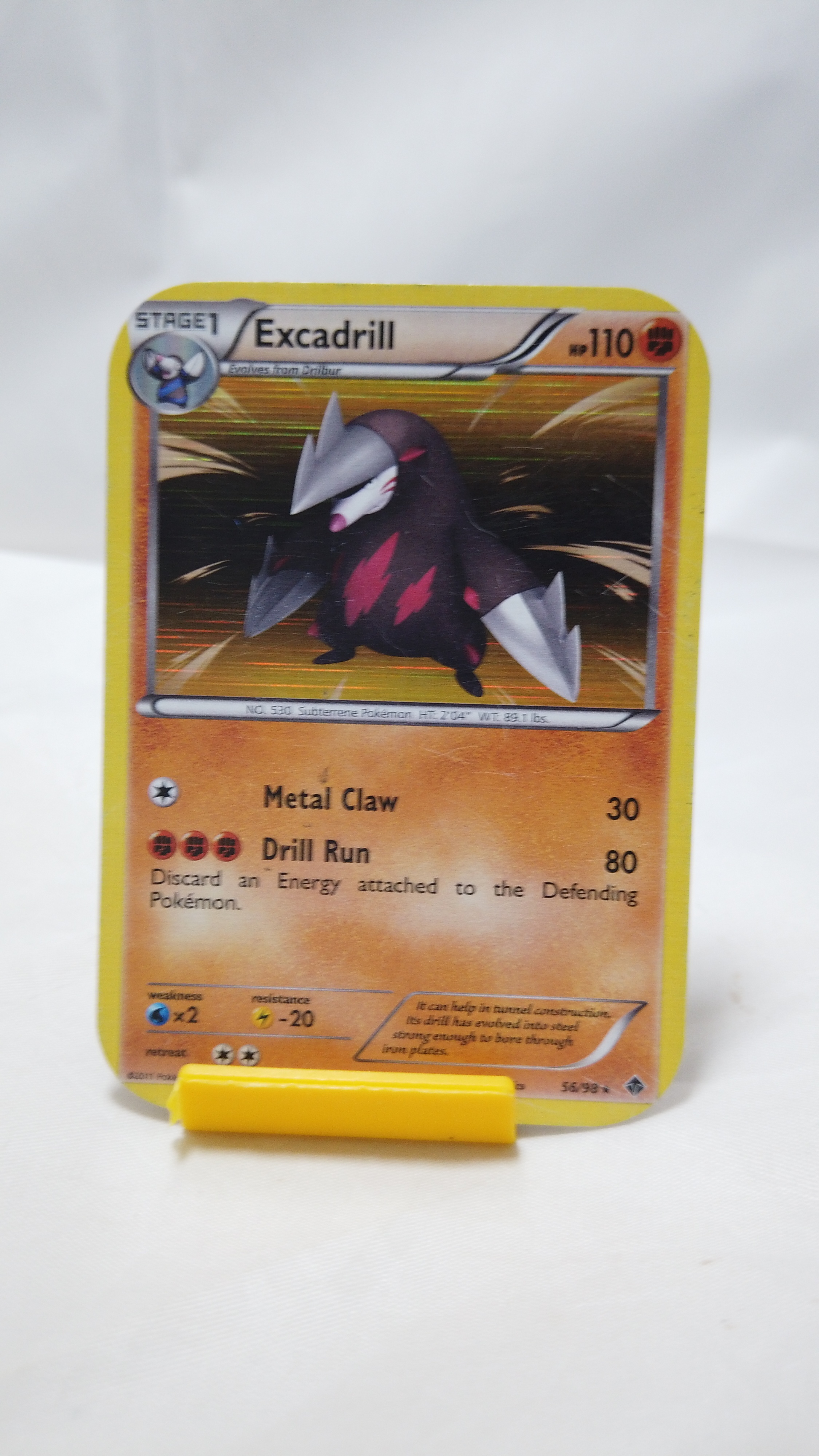 Pokemon Excadrill 056/098 Emerging Powers Holo Rare HP
