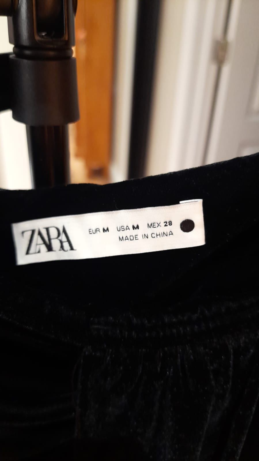 Zara Velvet Fringe Mini Skirt - photo 3