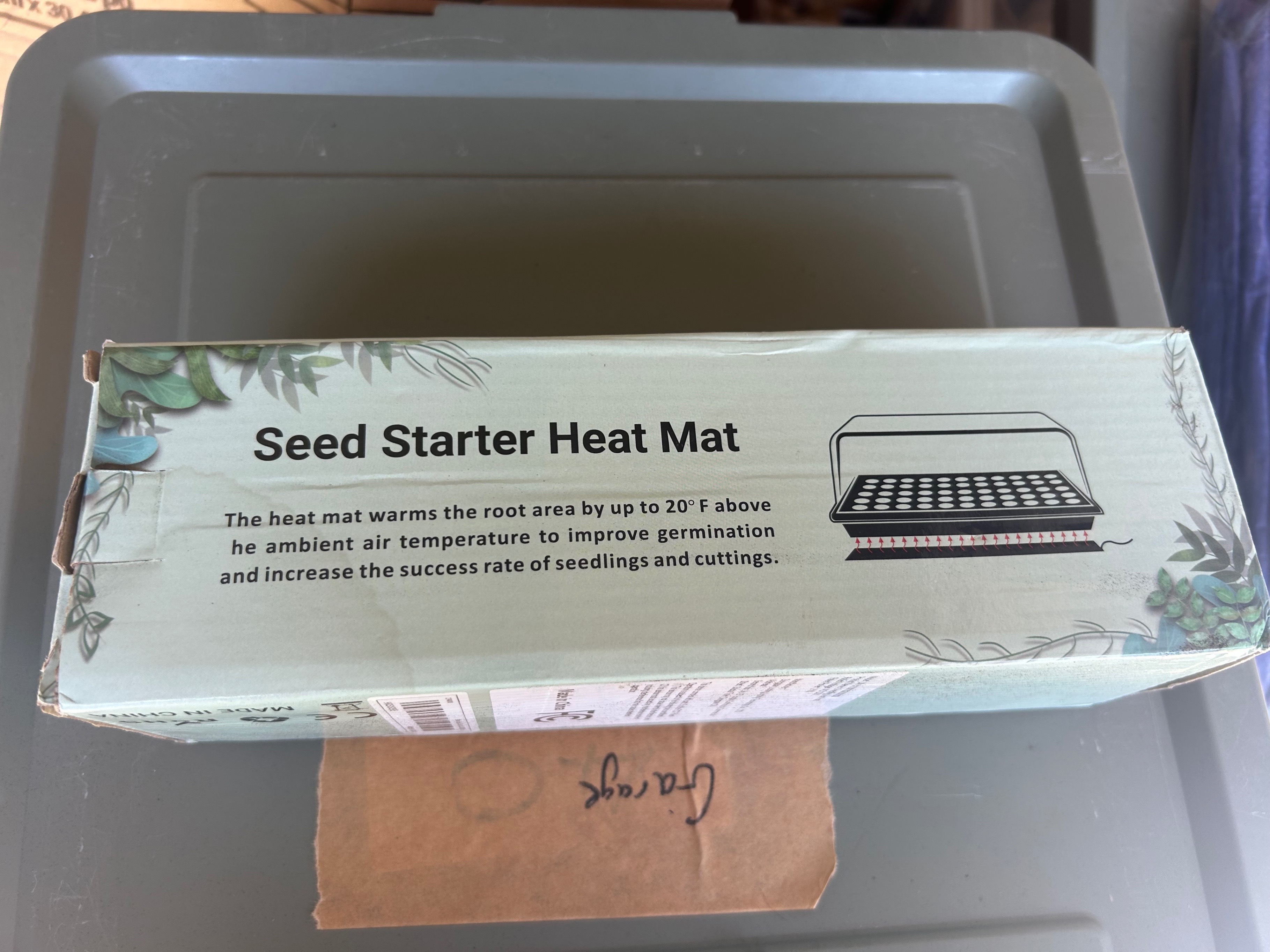 Seed Starter Heat Mat - 10" x 20.75"