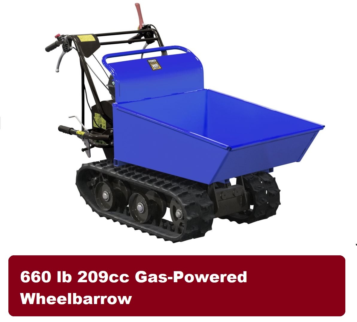 660 lb 209cc Gas-Powered Wheelbarrow
