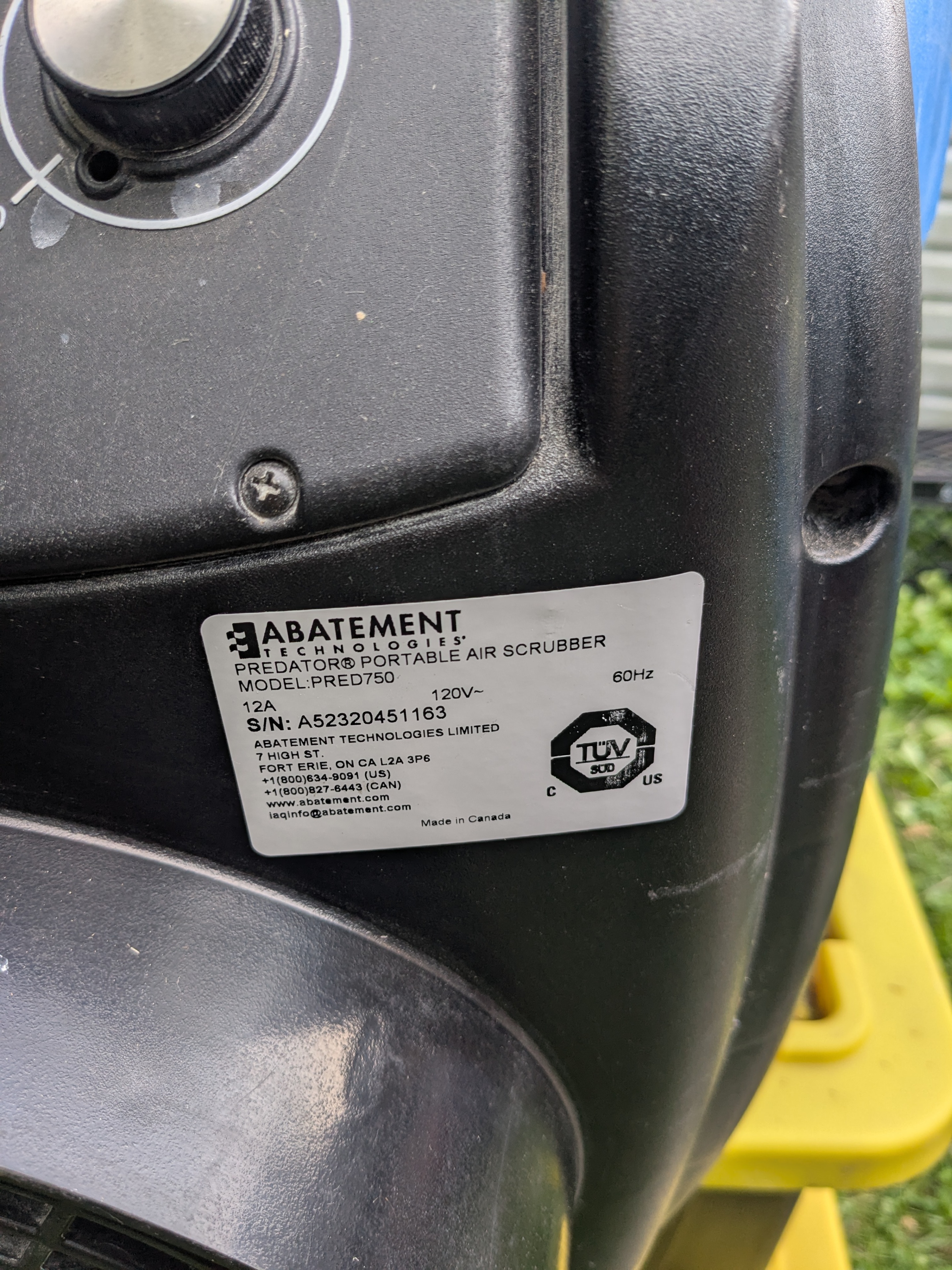 Abatement Pred750 Air Scrubber - photo 5