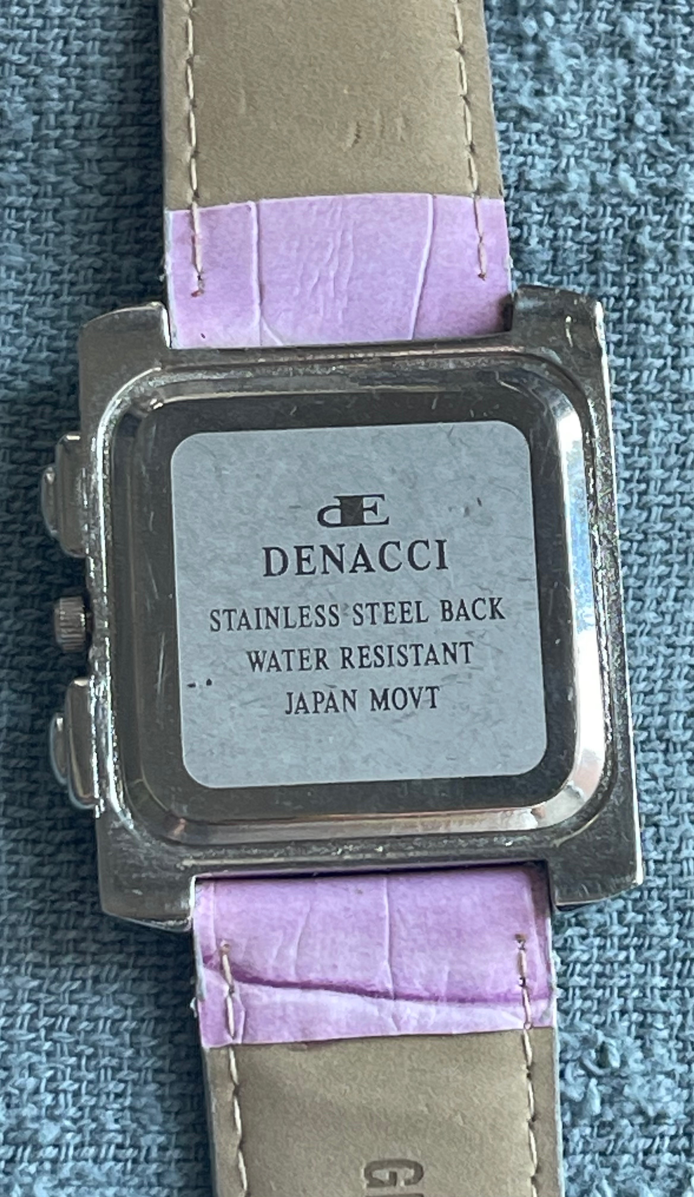 Vintage Denacci Lavender Crystal Watch – Genuine Leather - photo 4
