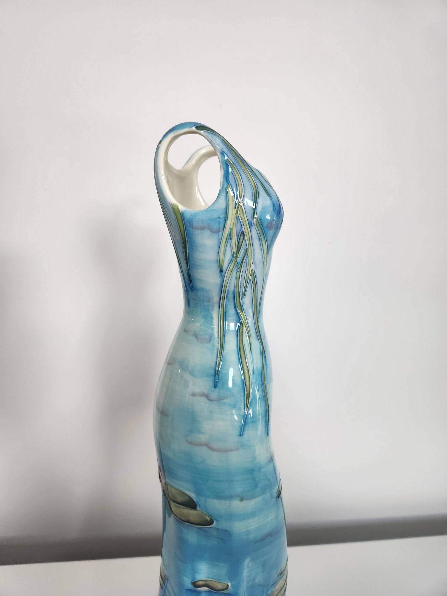 Vintage Benaya Porcelain Dress Vase, Monet "Water Lilies" Theme - photo 3