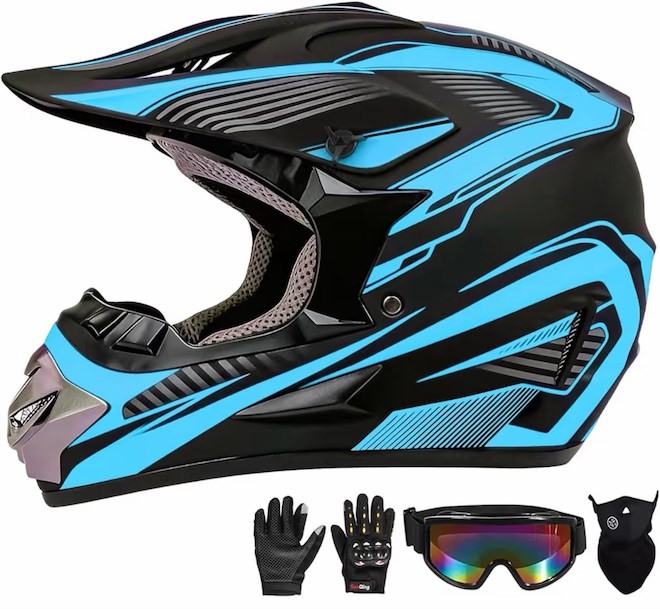Yesmotor XL Dirt Bike Helmet 4pcs - photo 2