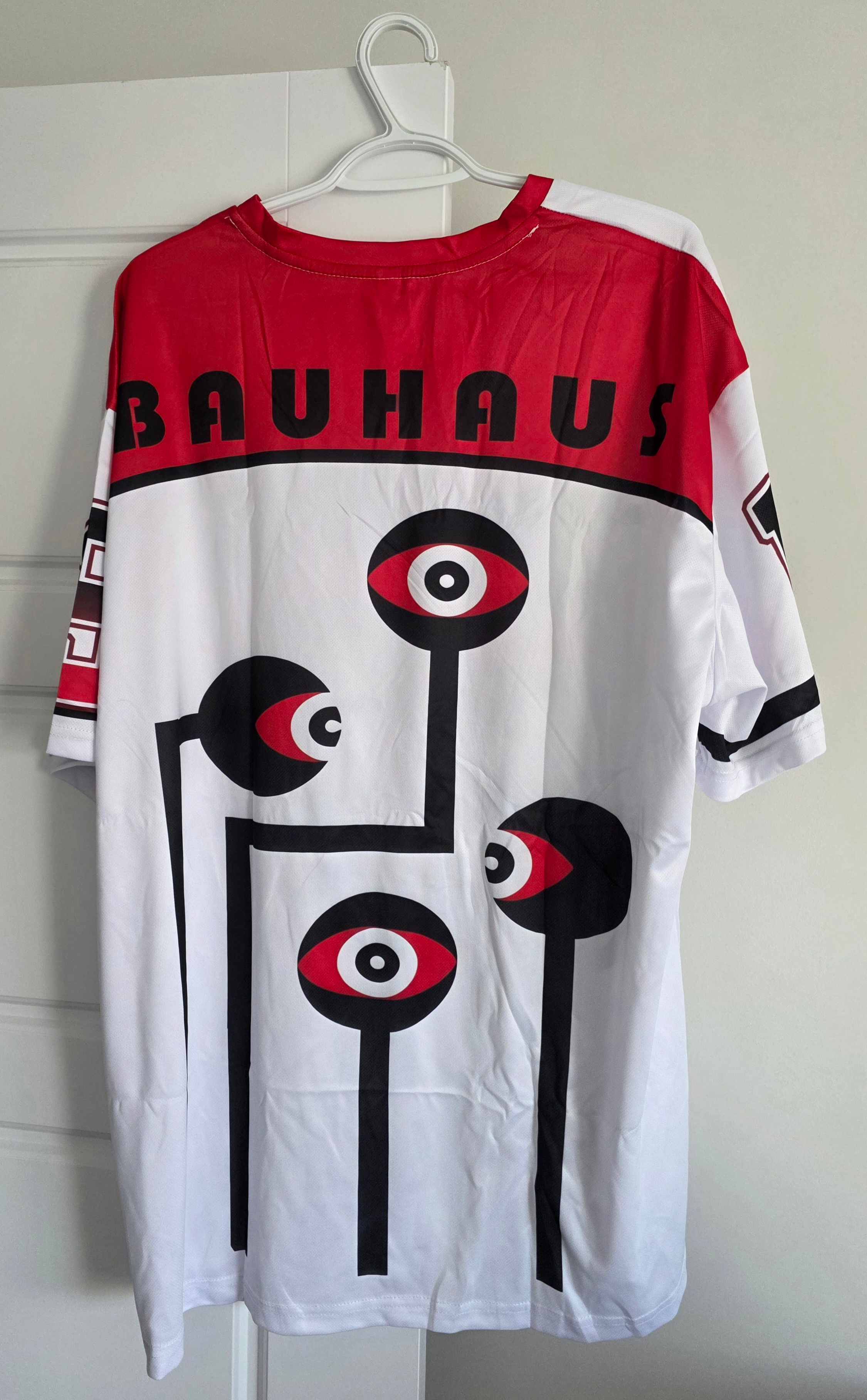 "BAUHAUS"-1919 Bird Printed Oversized Mesh Jersey-Unisex- 2XL - photo 3