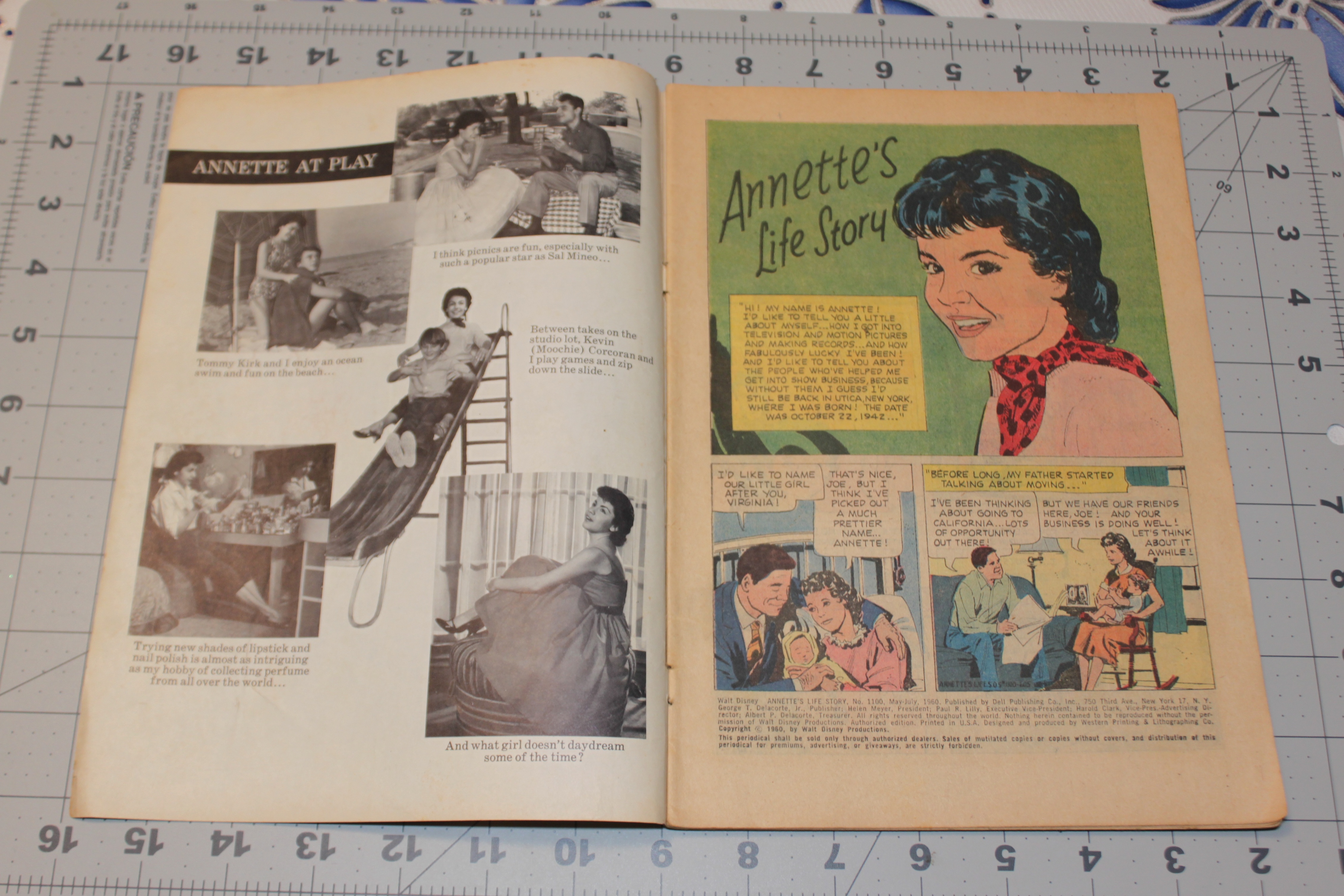 Dell Four Color Comics #1100 Annette’s Life Story May 1960 - photo 2