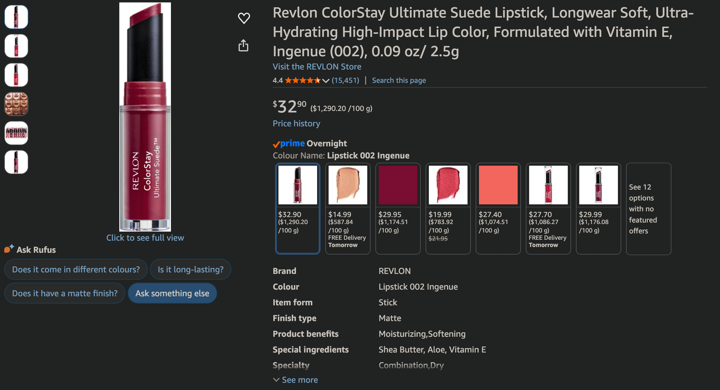 Revlon ColorStay Ultimate Suede Lipstick - photo 4