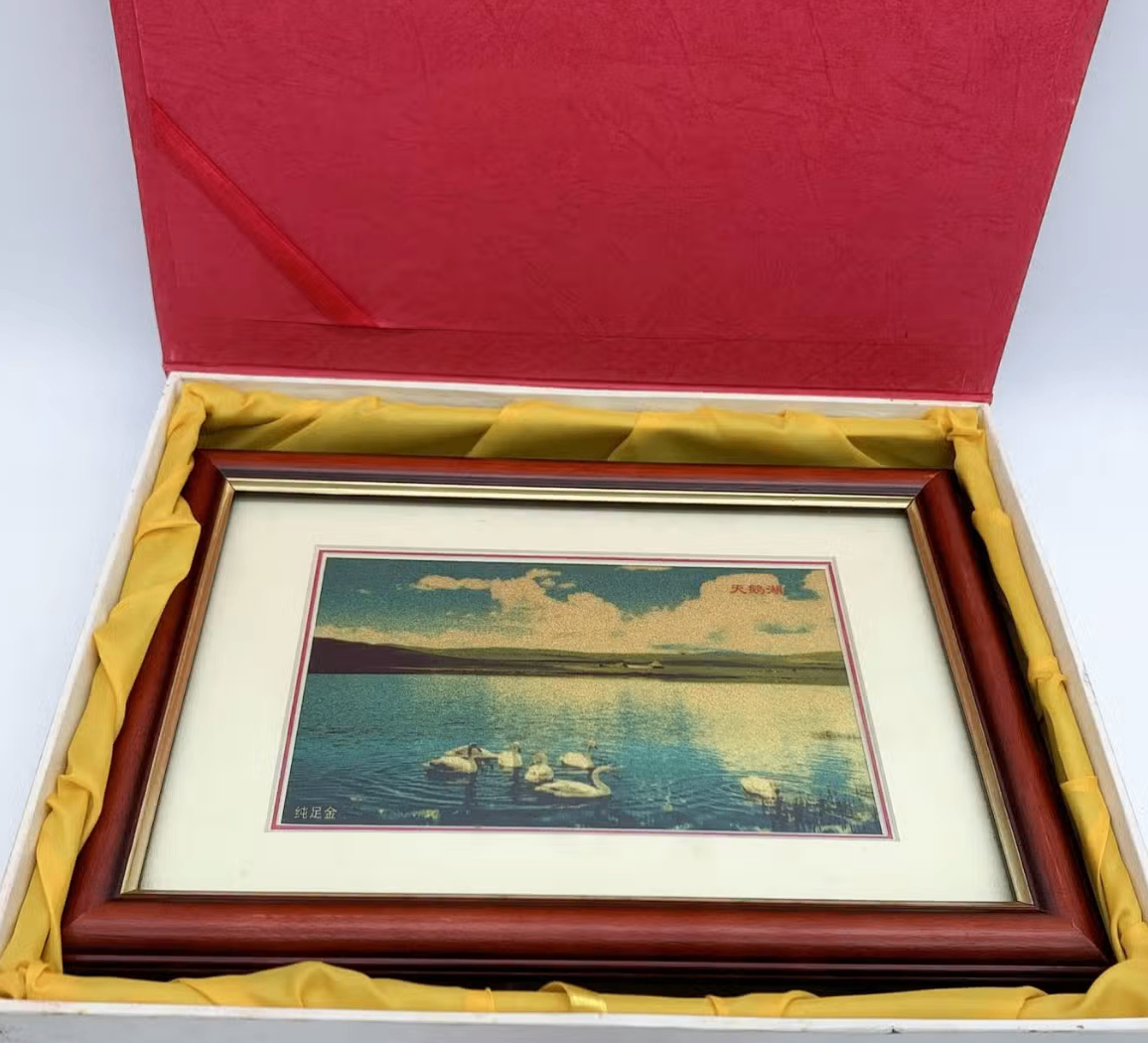Framed Pure Gold Work of Art - photo 3