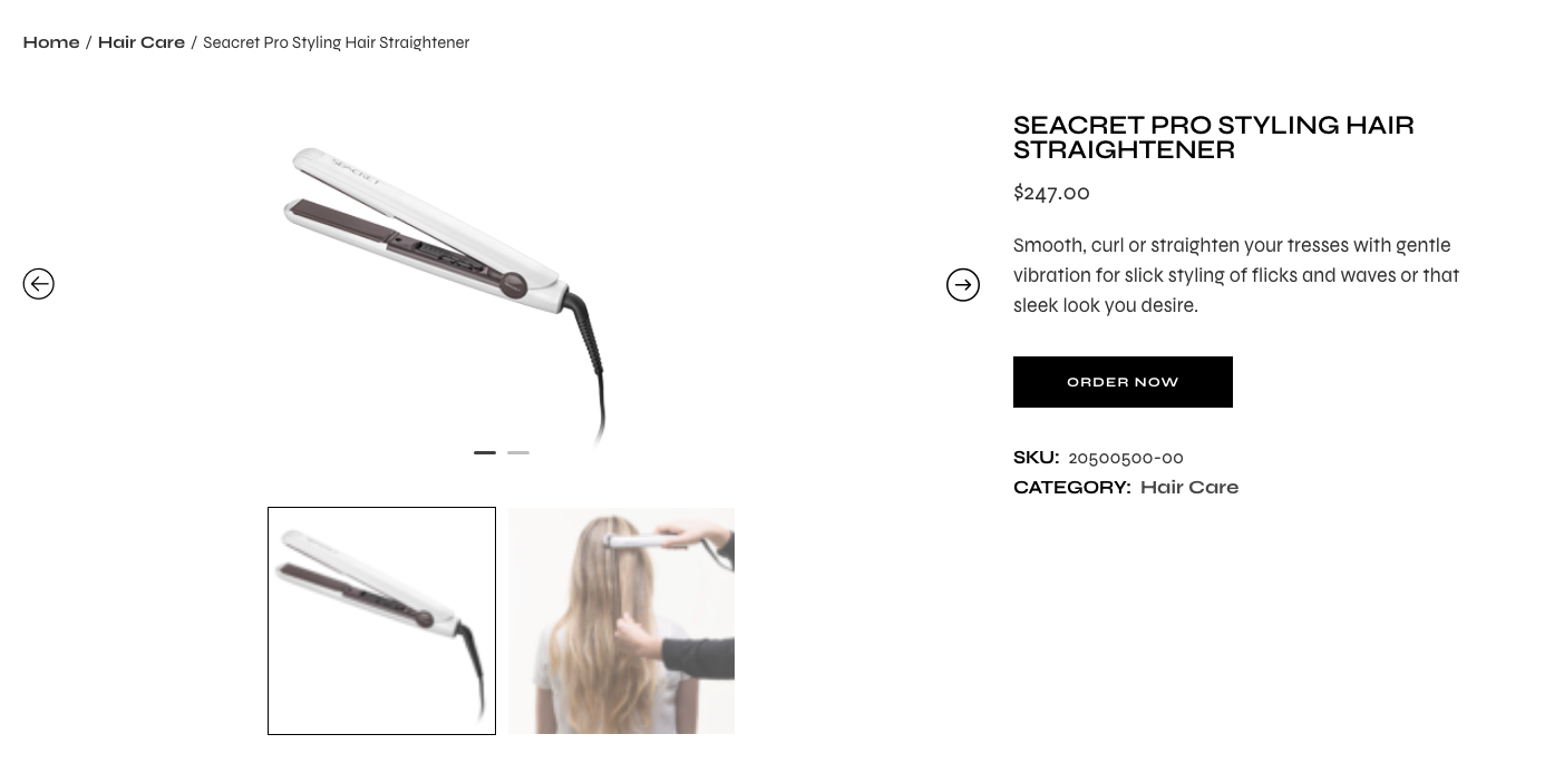 [NEW UNOPENED] SEACRET Pro Styling Hair Straightener - photo 3