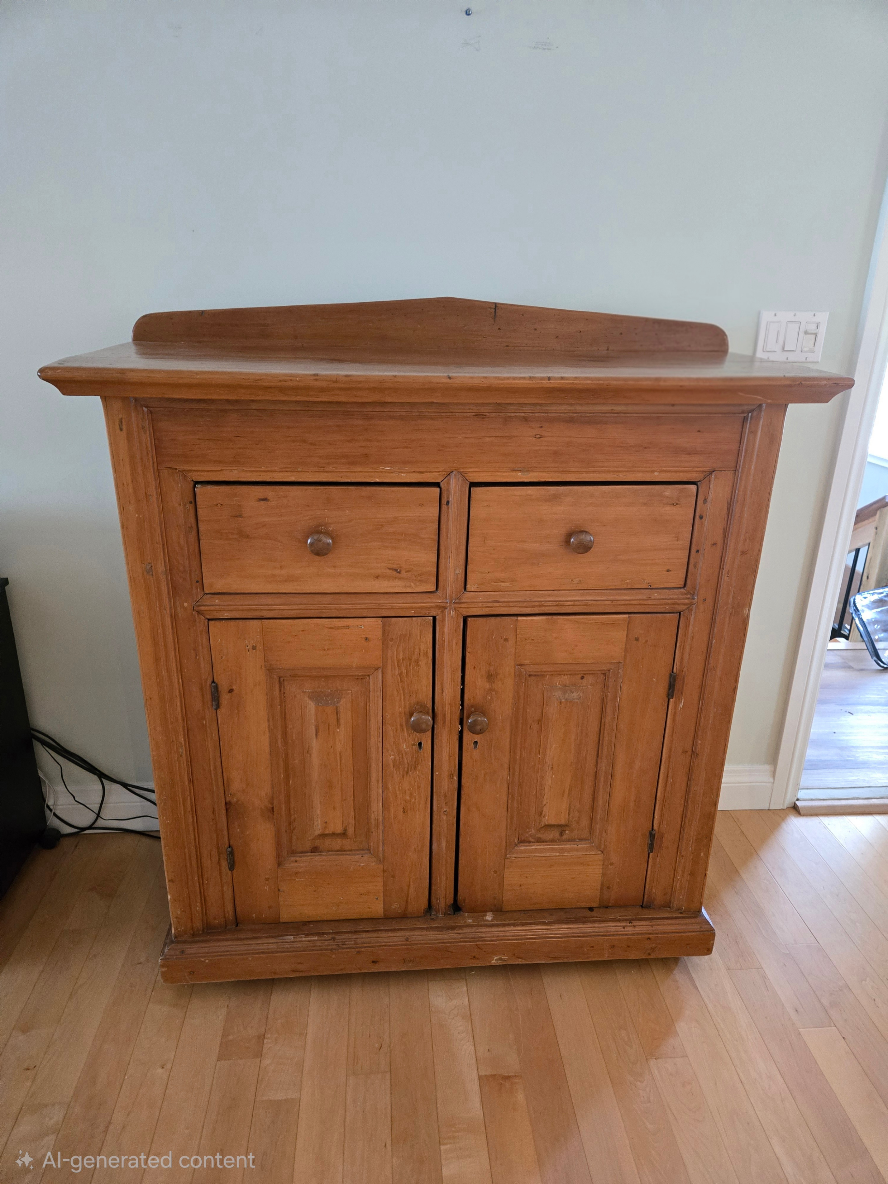 1898  Ontario Pine chest in excellent condition