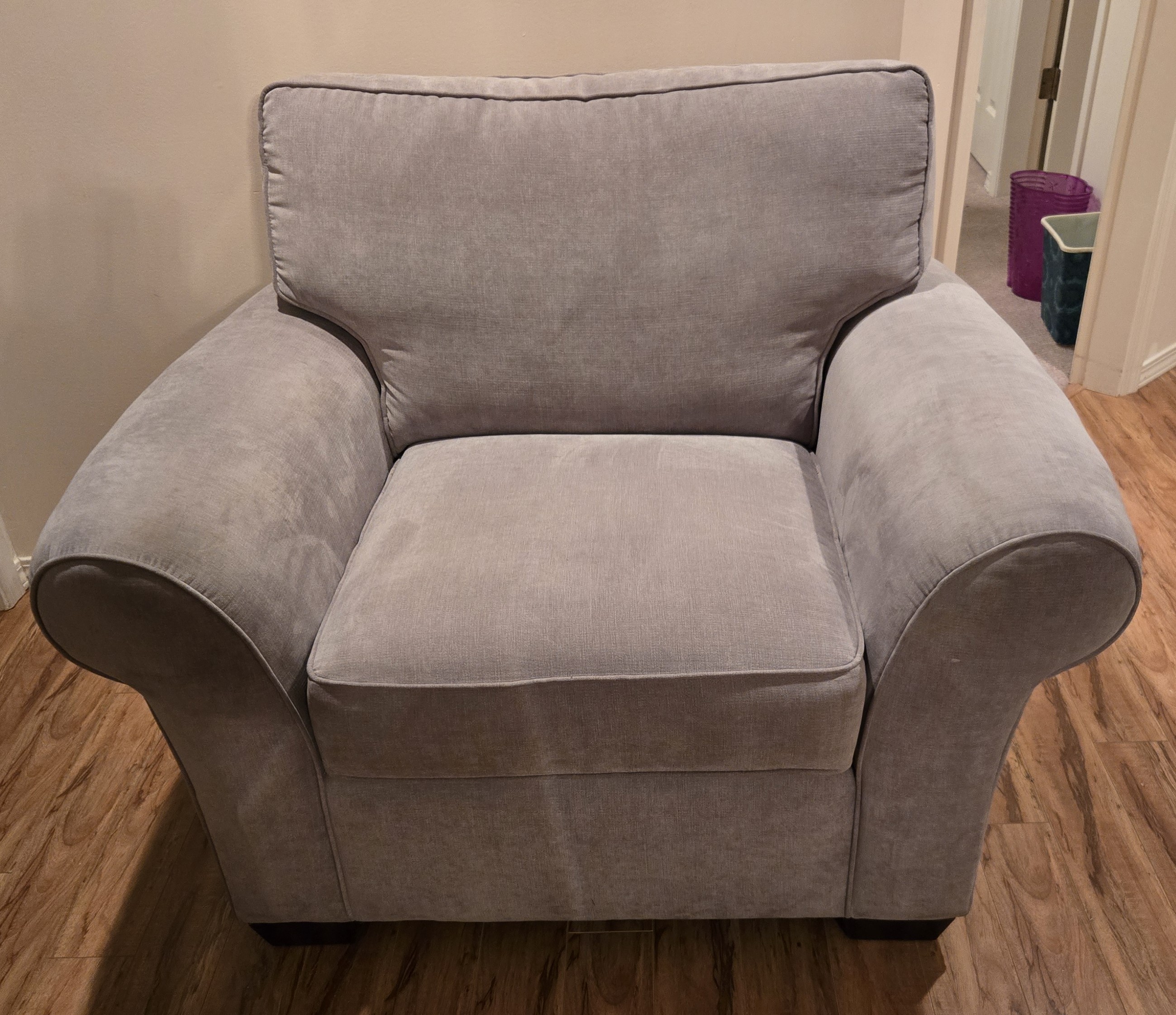 Grey Flexsteel "Vail" Oversized Armchair or Accent Chair