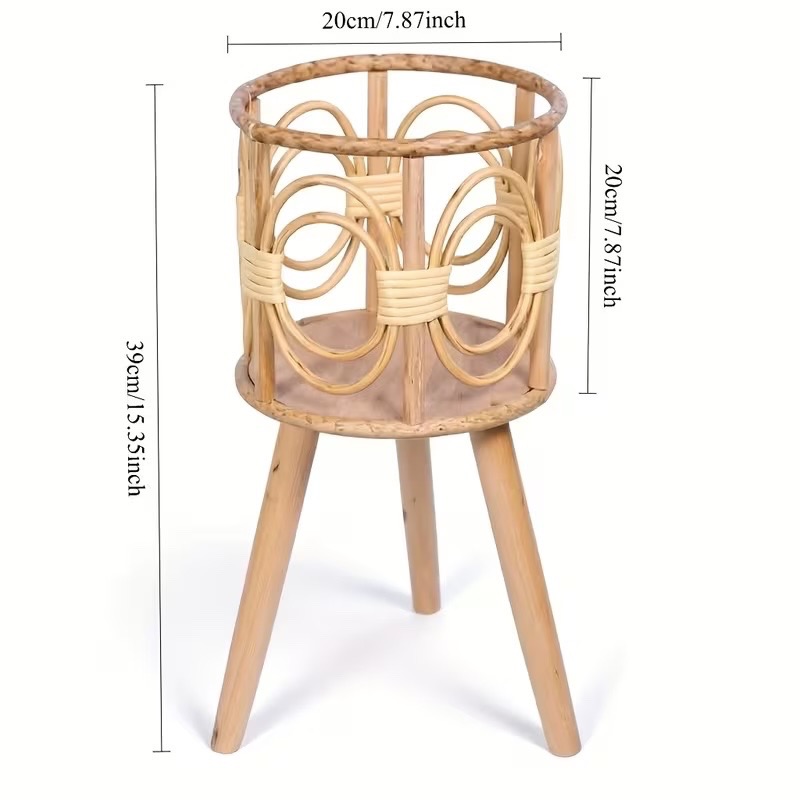 Bamboo Plant Pot Holder or Storage Basket
