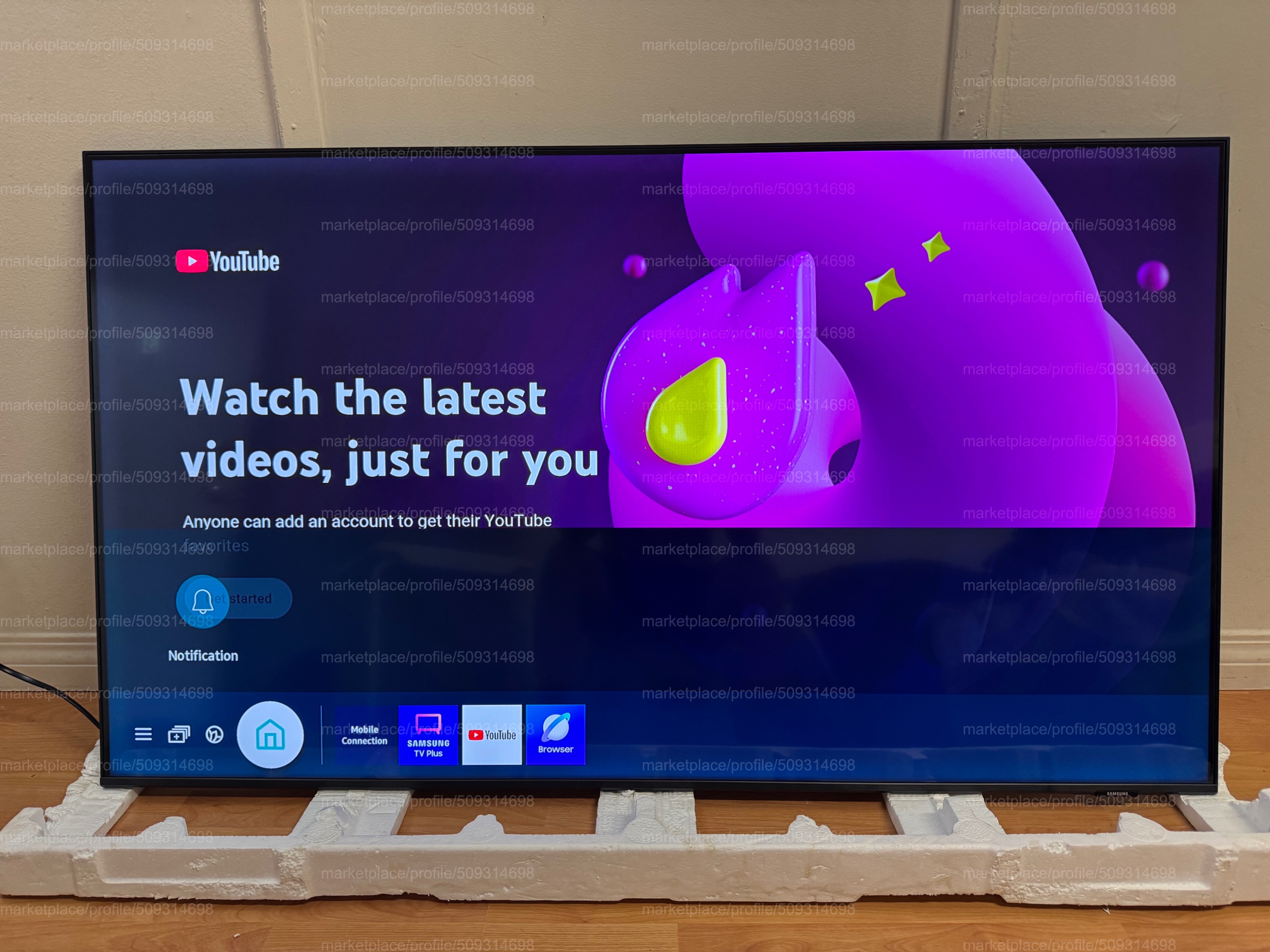 Samsung 55" HG55AU800 Crystal UHD 4K Smart Hospitality TV