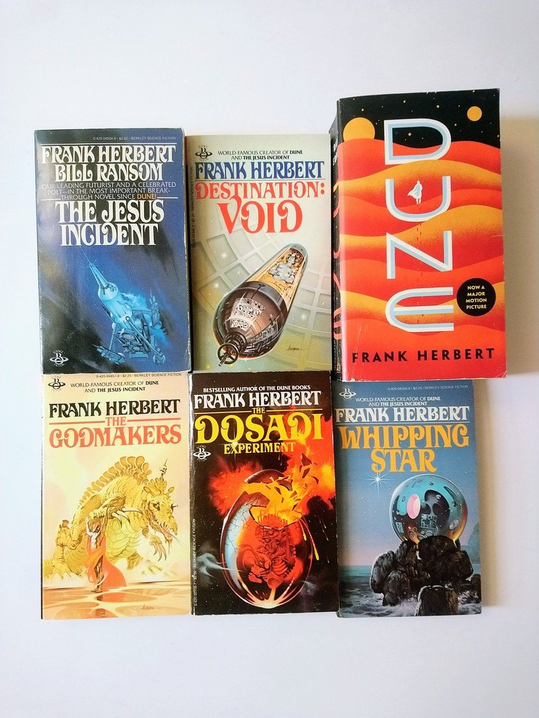 Frank Herbert books!