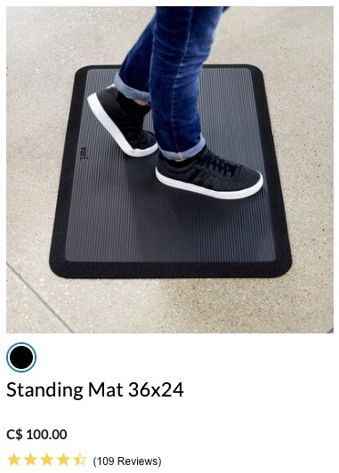 Vari Anti-Fatigue Standing Mat 36" × 24", Brand New - photo 3