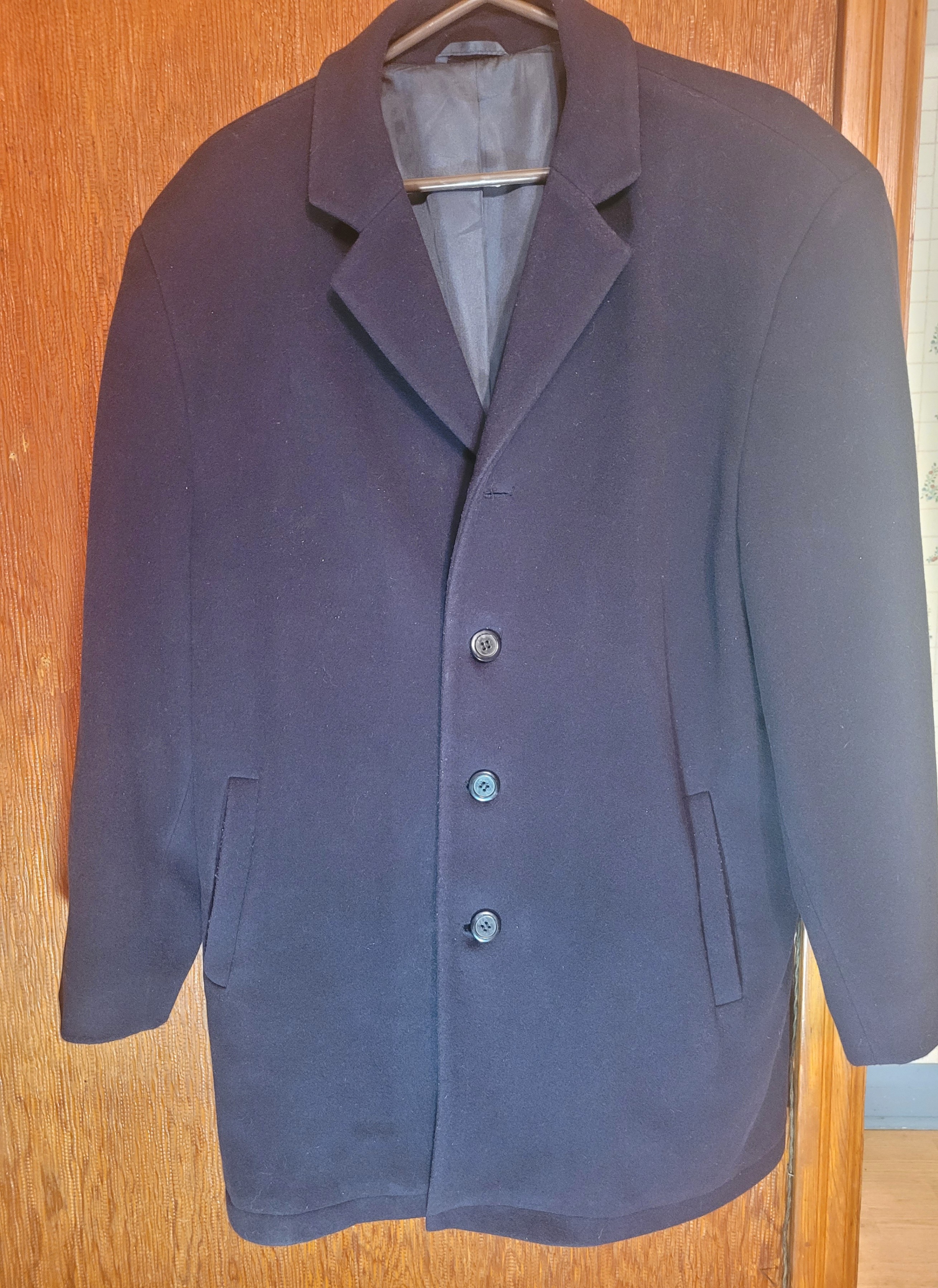 Studio Design Par Hilary Radley Wool Car Coat Jacket Size M - photo 2
