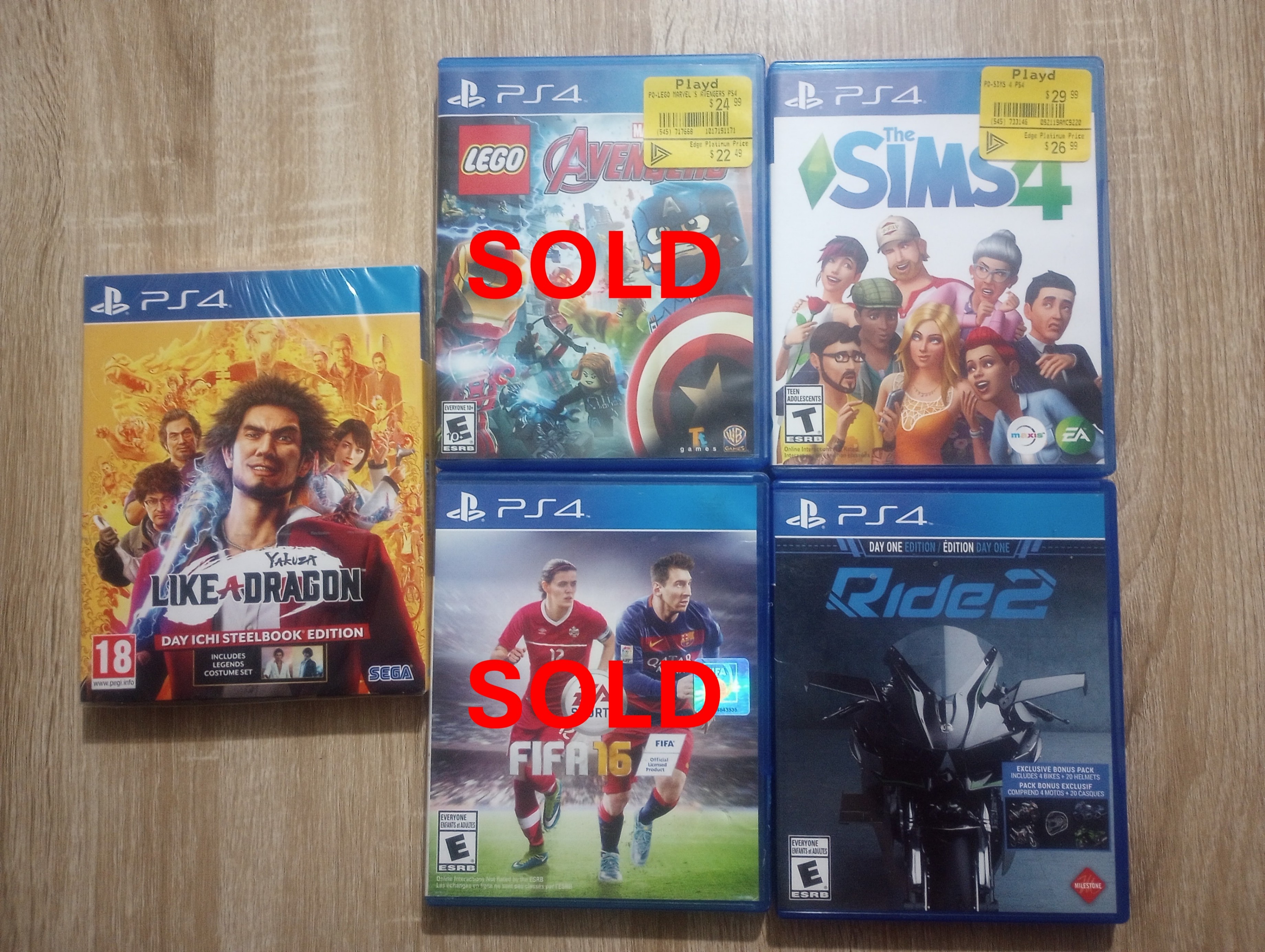 PS4 Games Collection