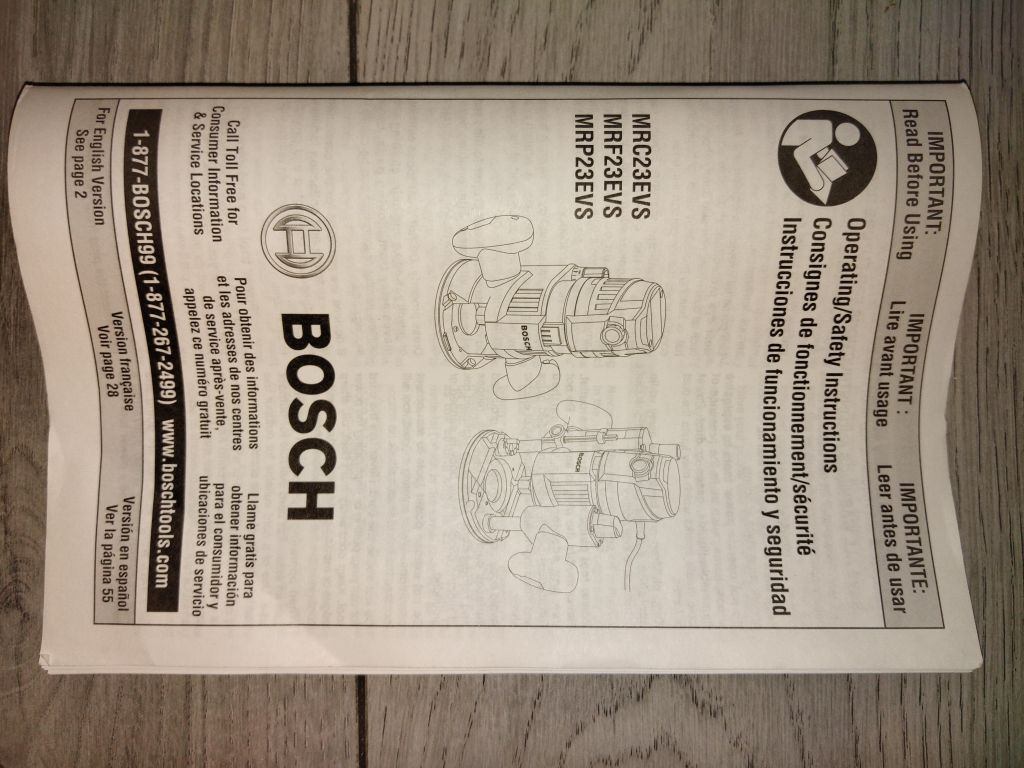 Bosch MRC23EVS Router Combo Kit - photo 3