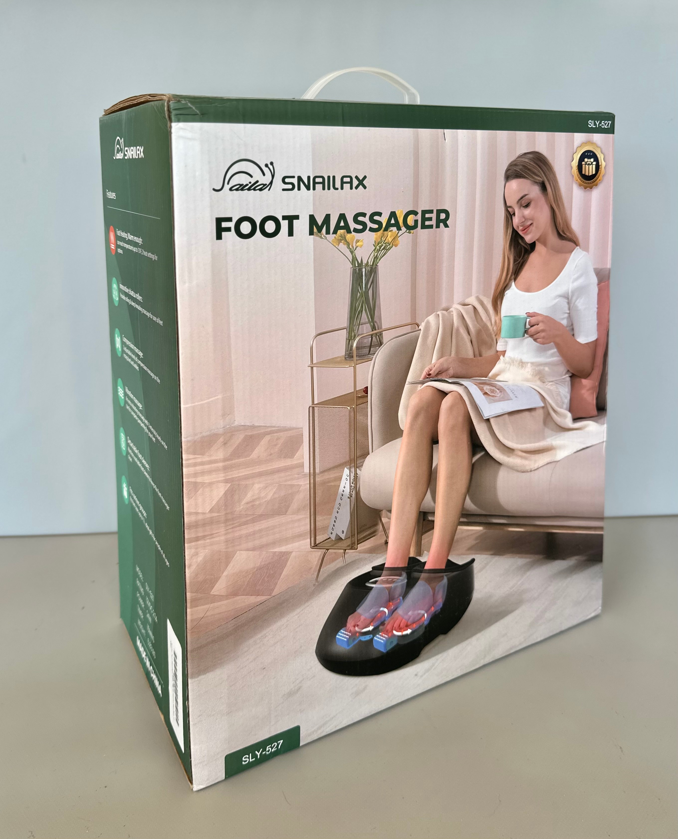 Snailax Foot Massager with Heat - photo 2