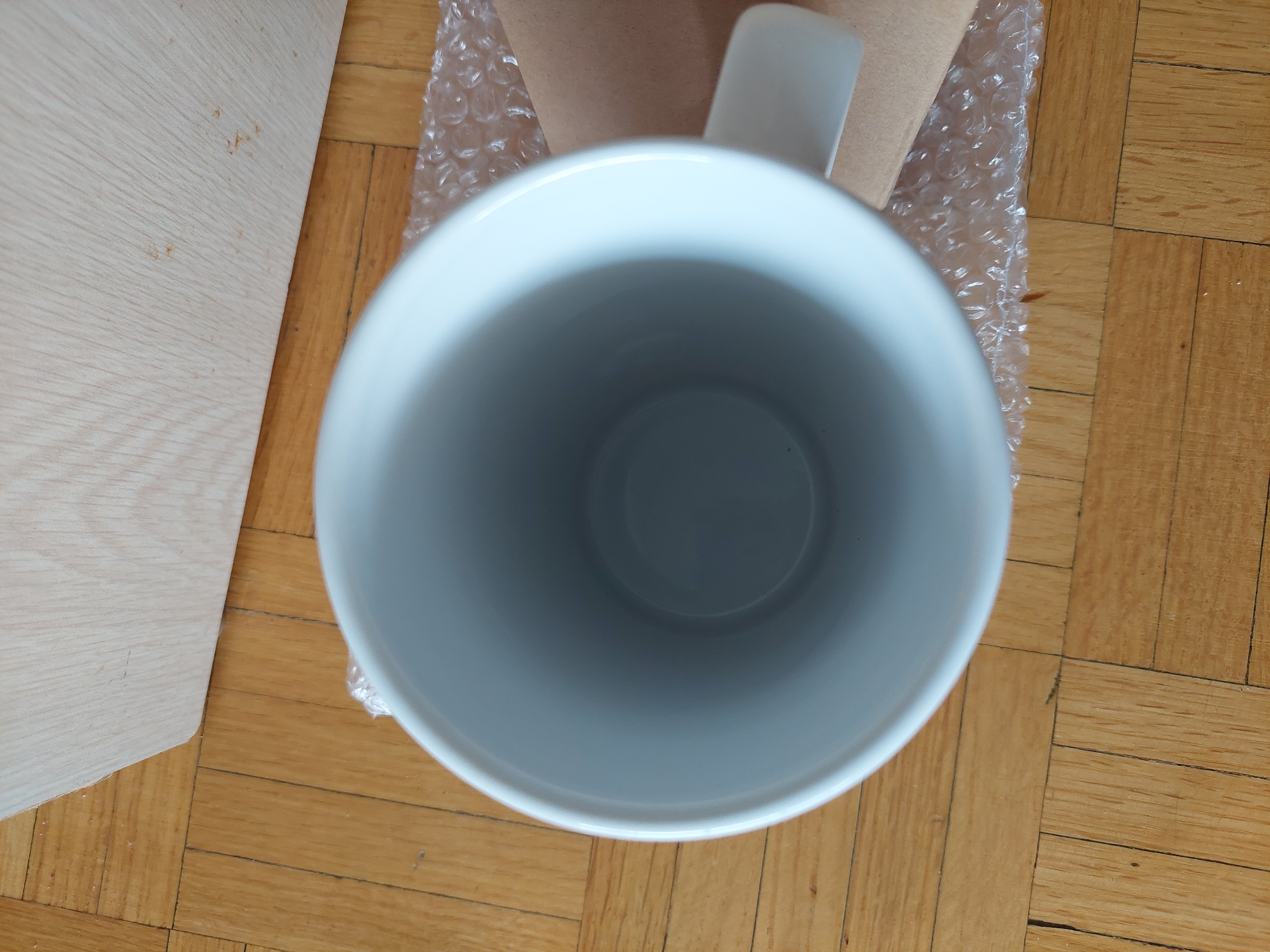 White Tall Ceramic Mug Simplii Financial - photo 2