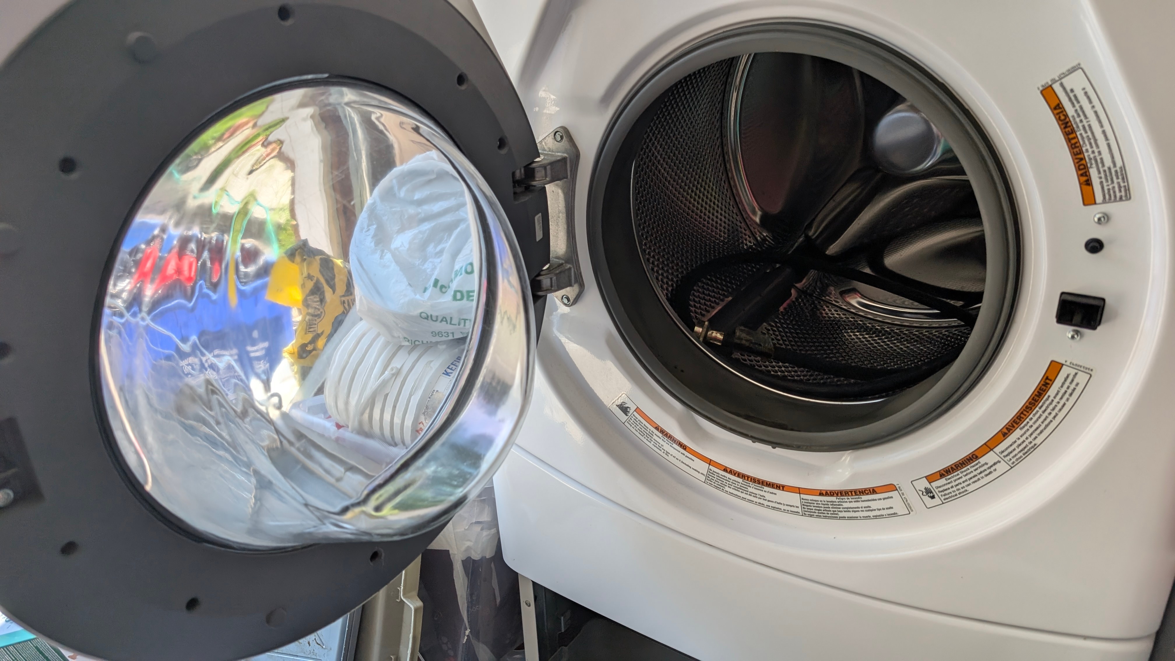 AS IS front-loading Whirlpool TumbleFresh 4.0 cu washer+pedestal - photo 3