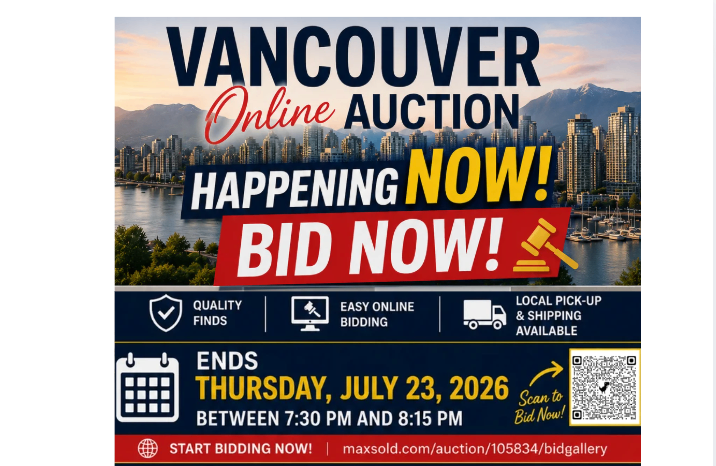 Vancouver Online Auction - Bid Now!