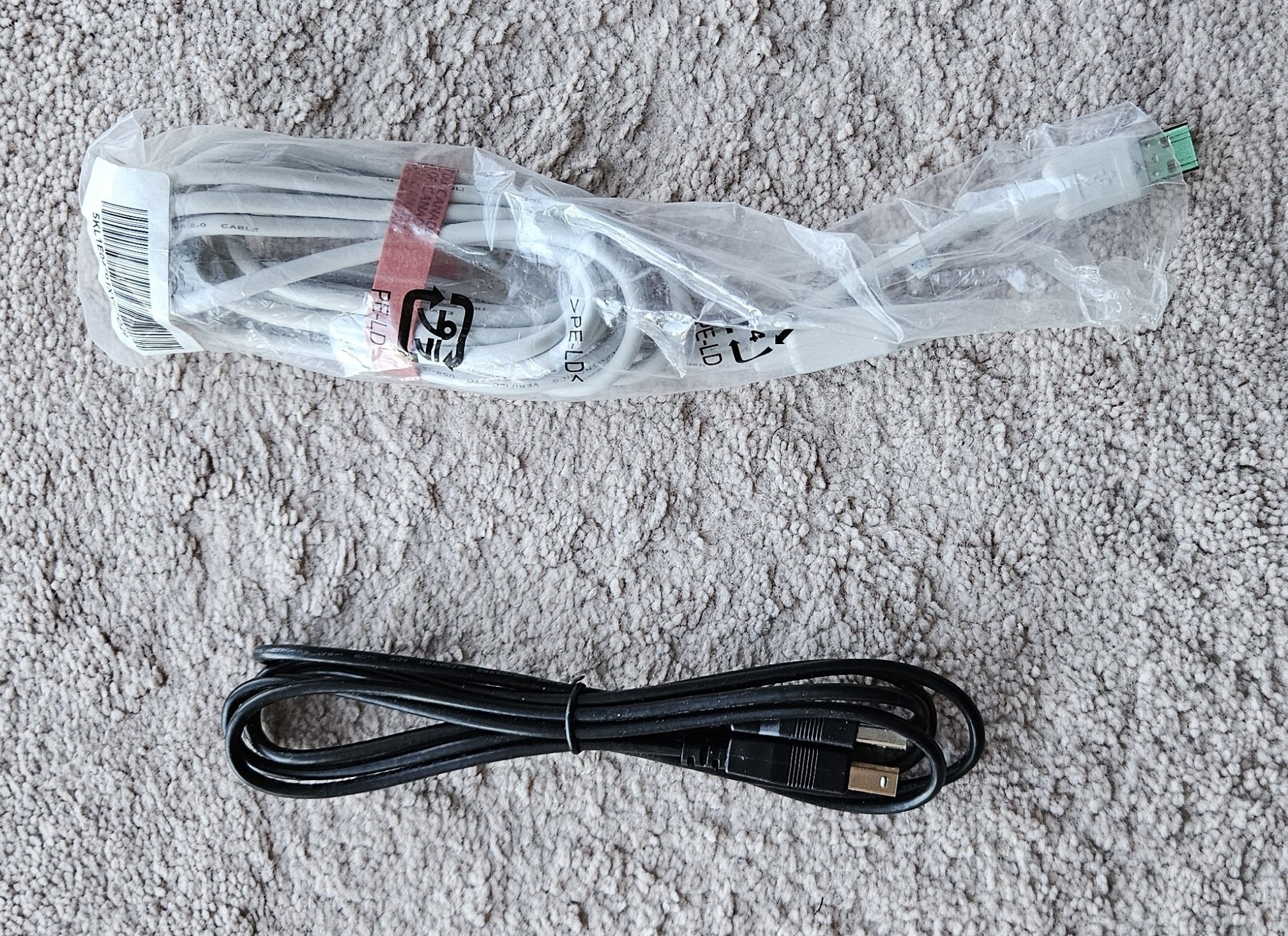BRAND NEW USB-A TO USB-B PRINTER CABLE (2 QTY-$5 EACH)