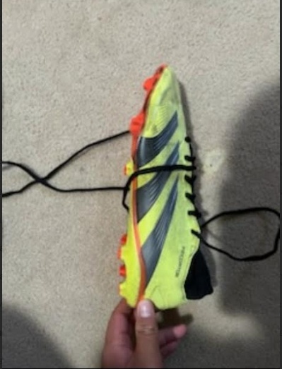 Adidas Predator League FG/MG Cleats Men’s US 10 Yellow Black - photo 4