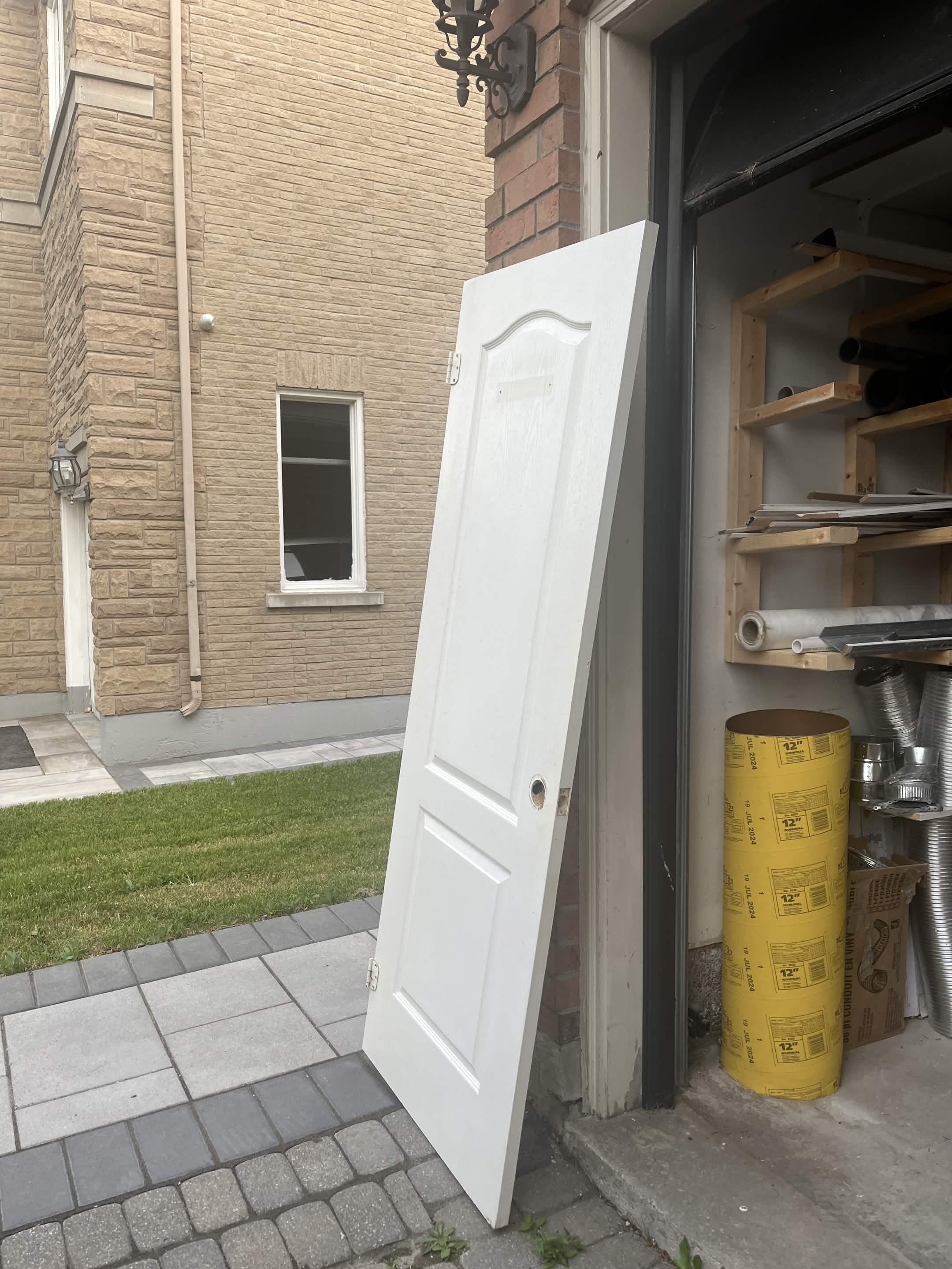 White 2-Panel Interior Doors — 18x80, 28x80, 30x80 - photo 3