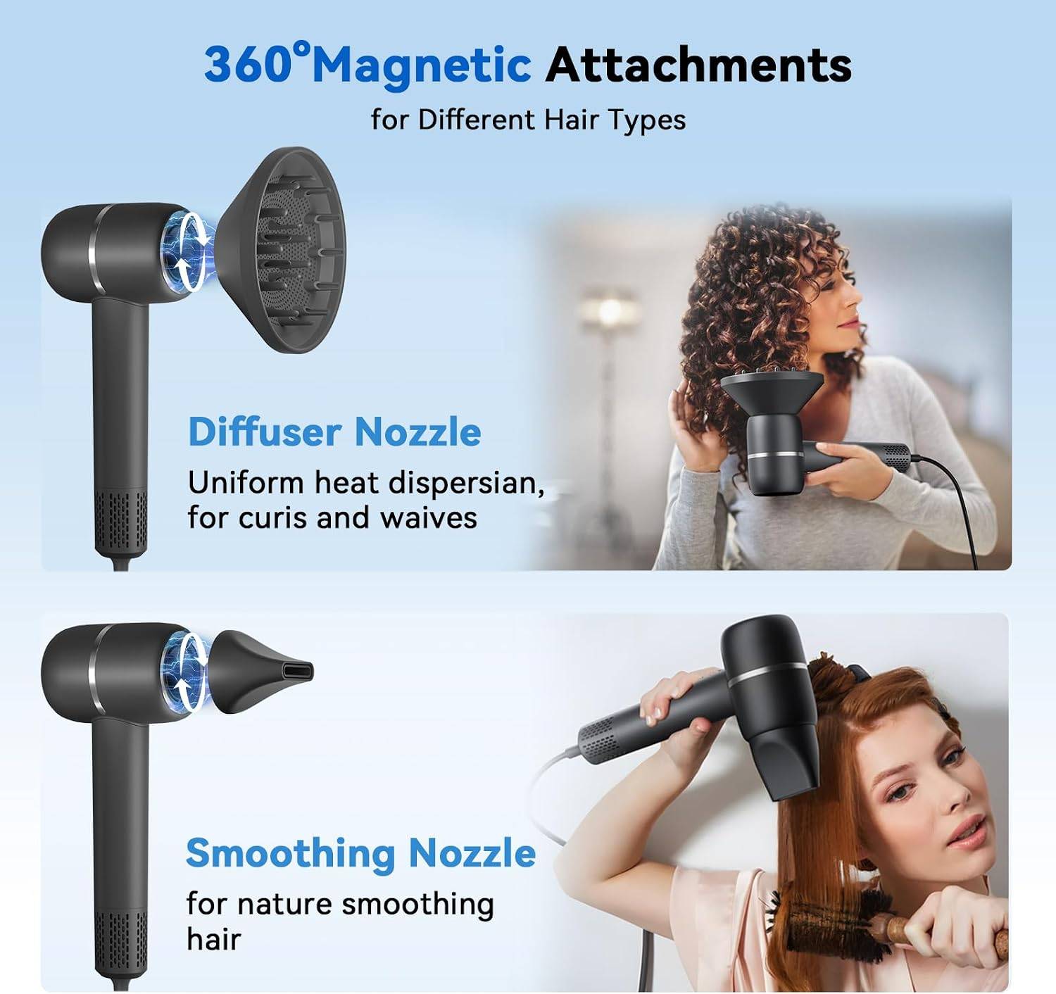 Professional Ionic Hair Dryer Diffuser Smoothing Nozzle - photo 5