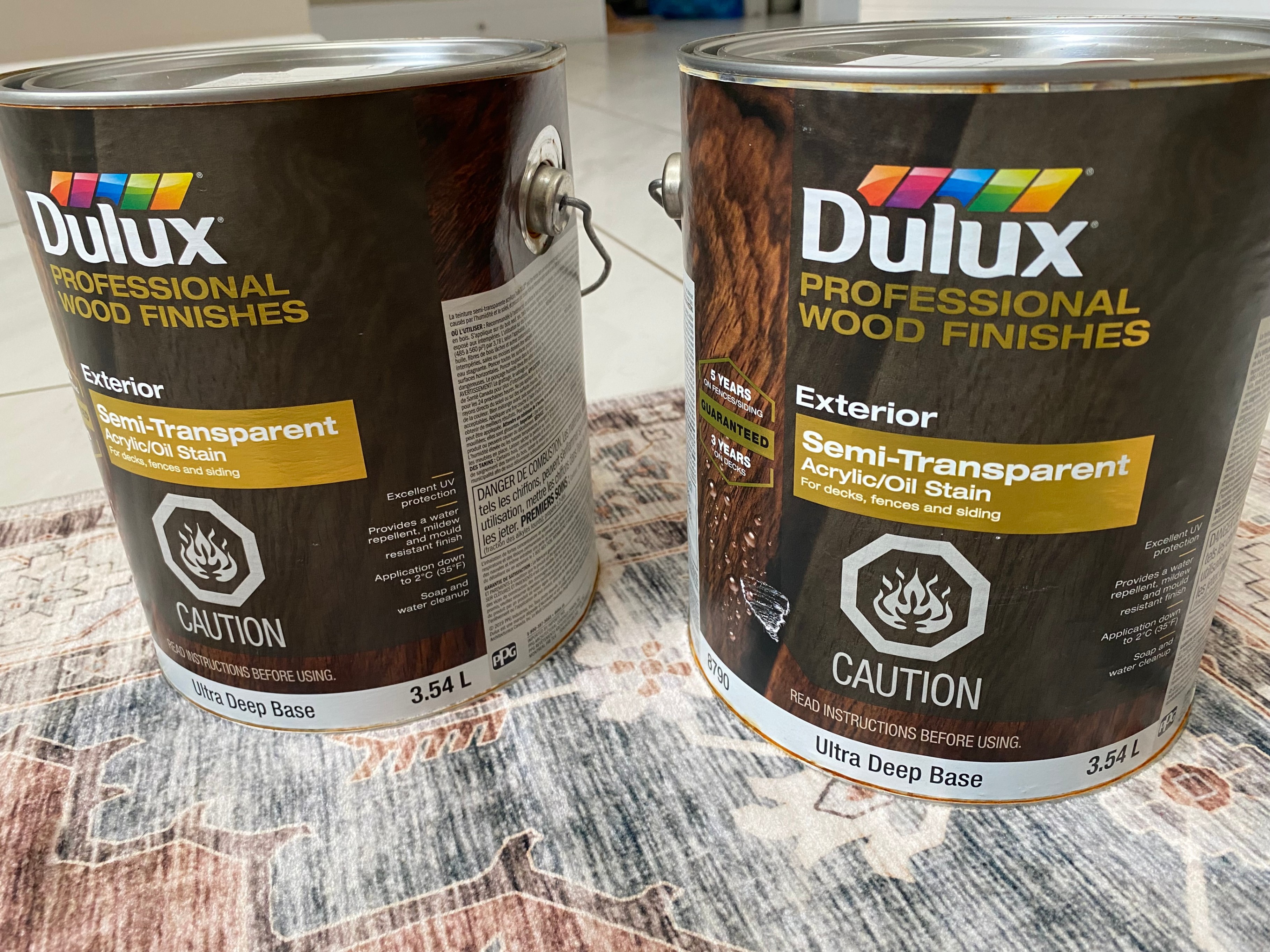 Acrylic/Oil Wood Stain (2x3.54L)– Deck, Fence, Siding – $40 each - photo 4