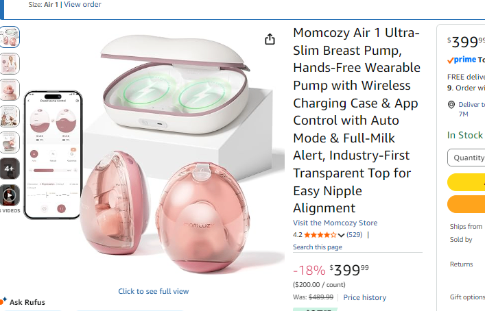 Brand New pump with charging case - photo 2