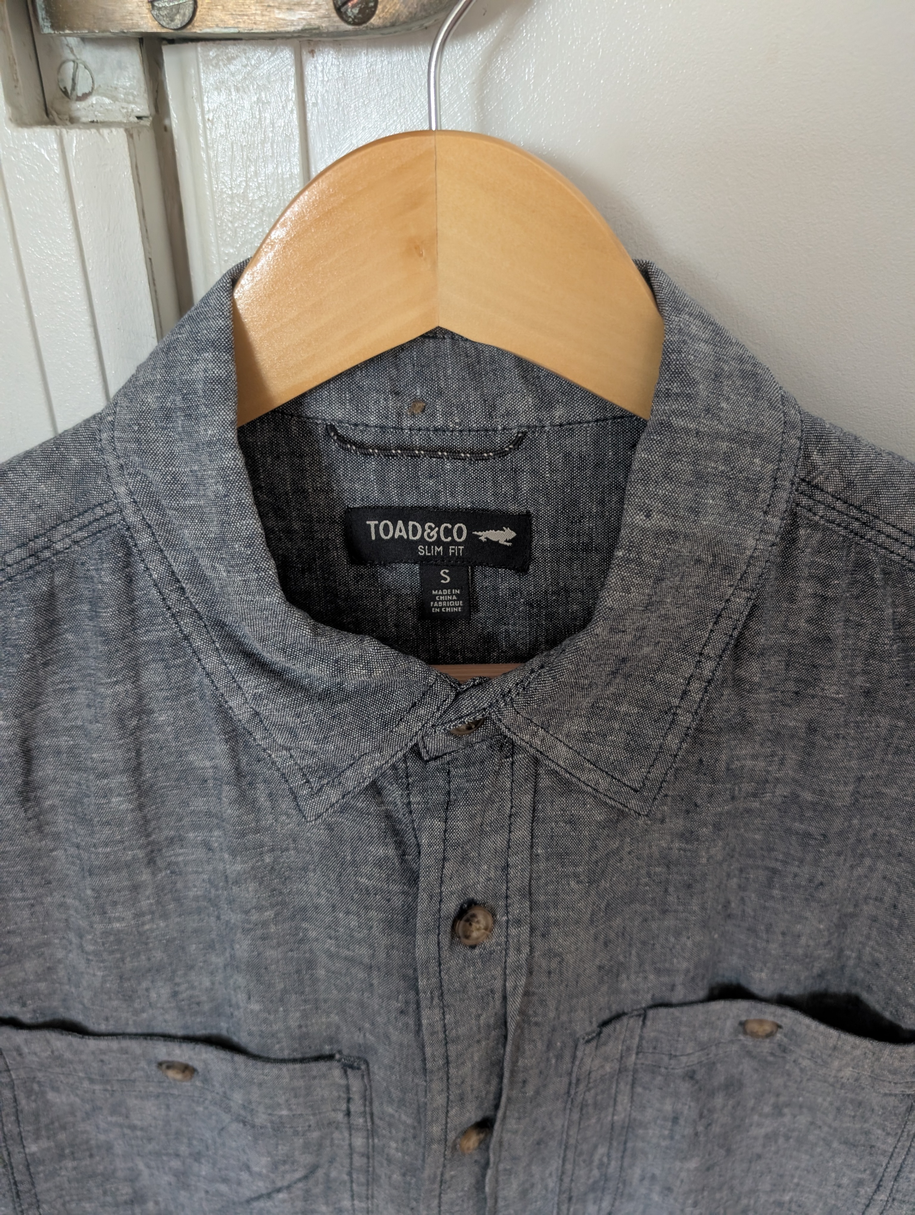 Toad & Co Taj Hemp Performance Short Sleeve Shirt (Gray) (Small) - photo 2