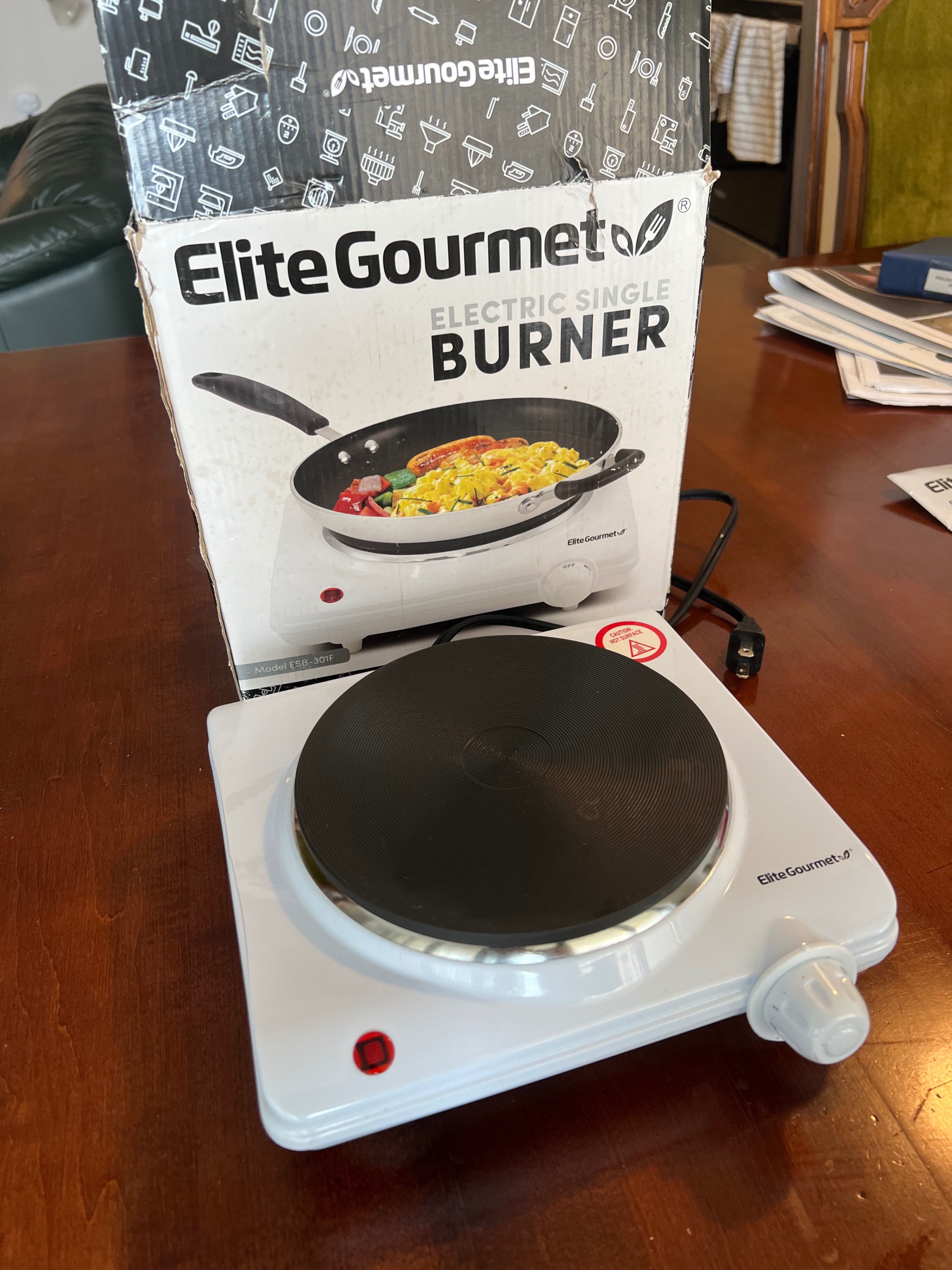 Elite Gourmet Countertop Electric Burner - photo 2
